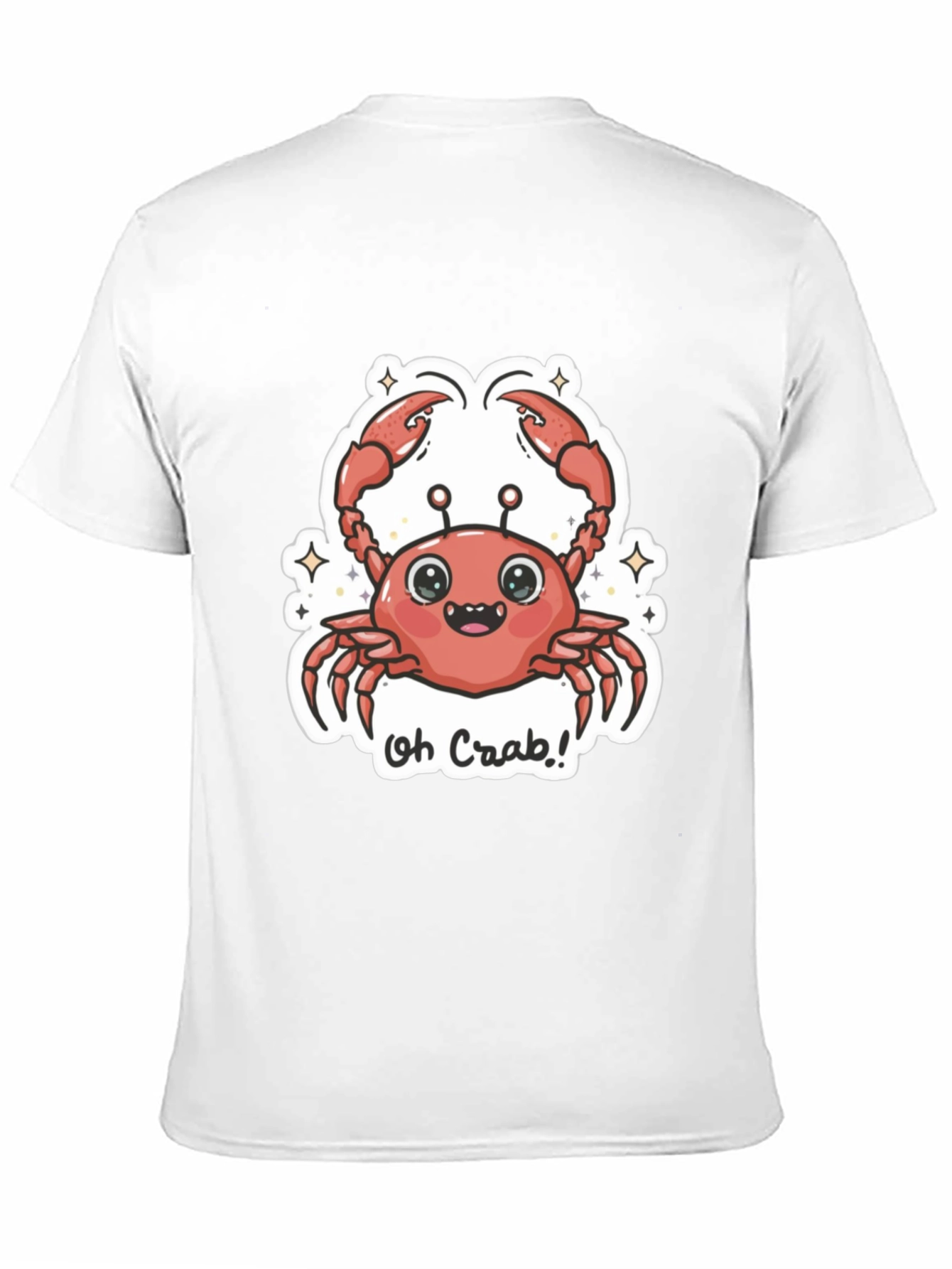 Oh Crab! Graphic Tee - Cute Cartoon Crab Design