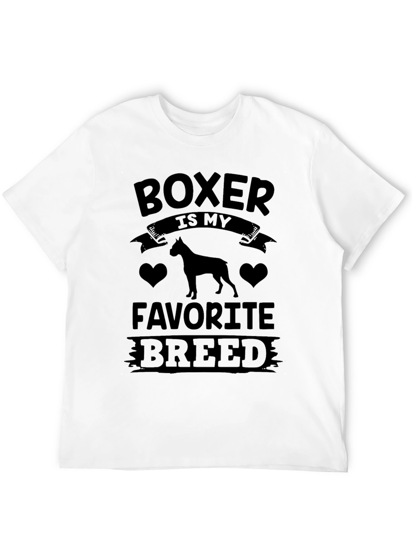 Boxer is My Favorite Breed T-Shirt
