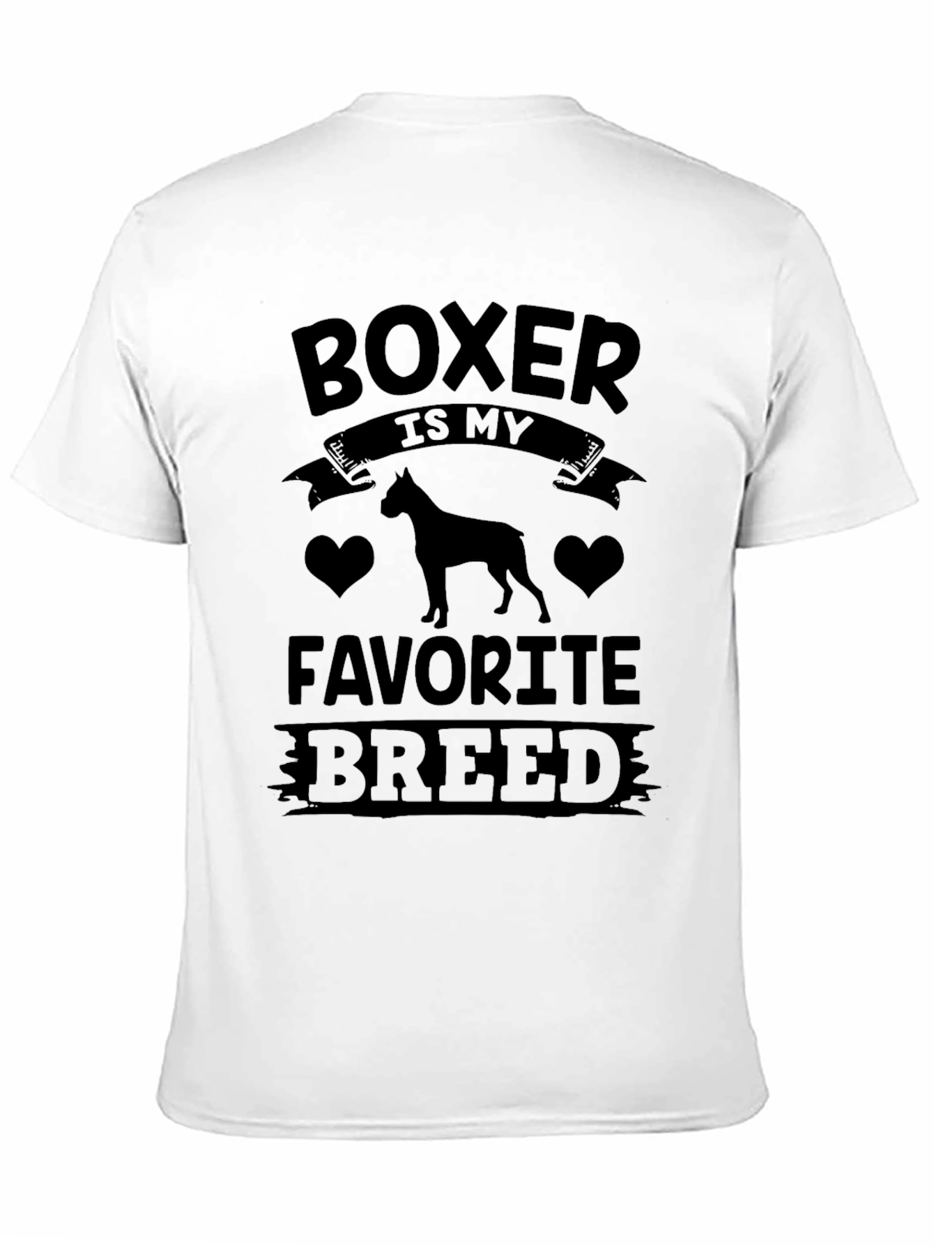Boxer is My Favorite Breed T-Shirt