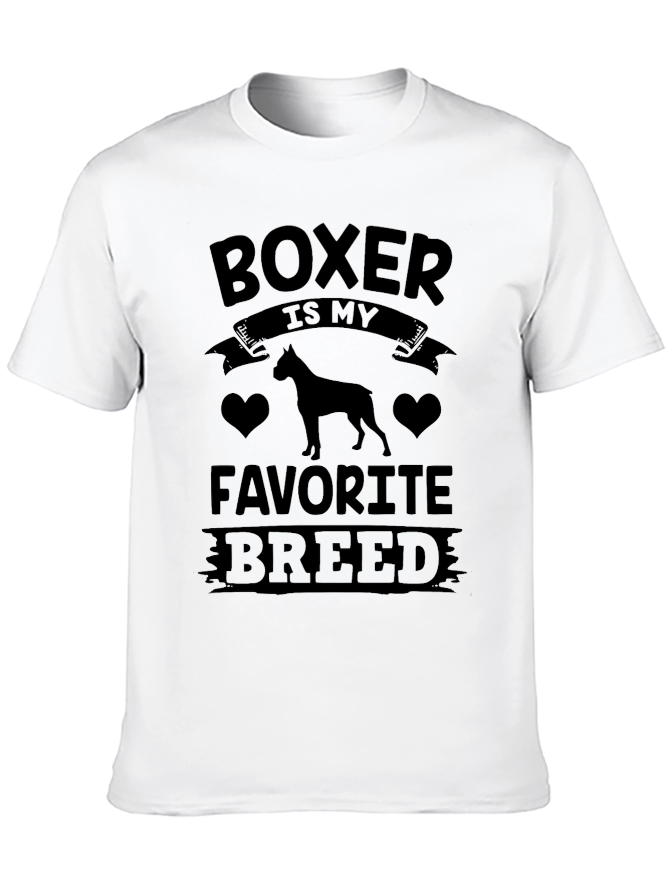 Boxer is My Favorite Breed T-Shirt