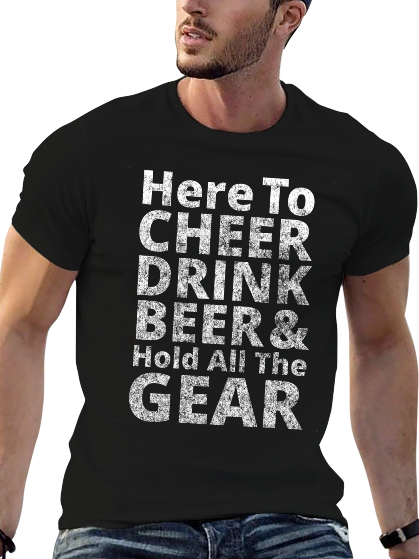 Here to Cheer Drink Beer T-Shirt