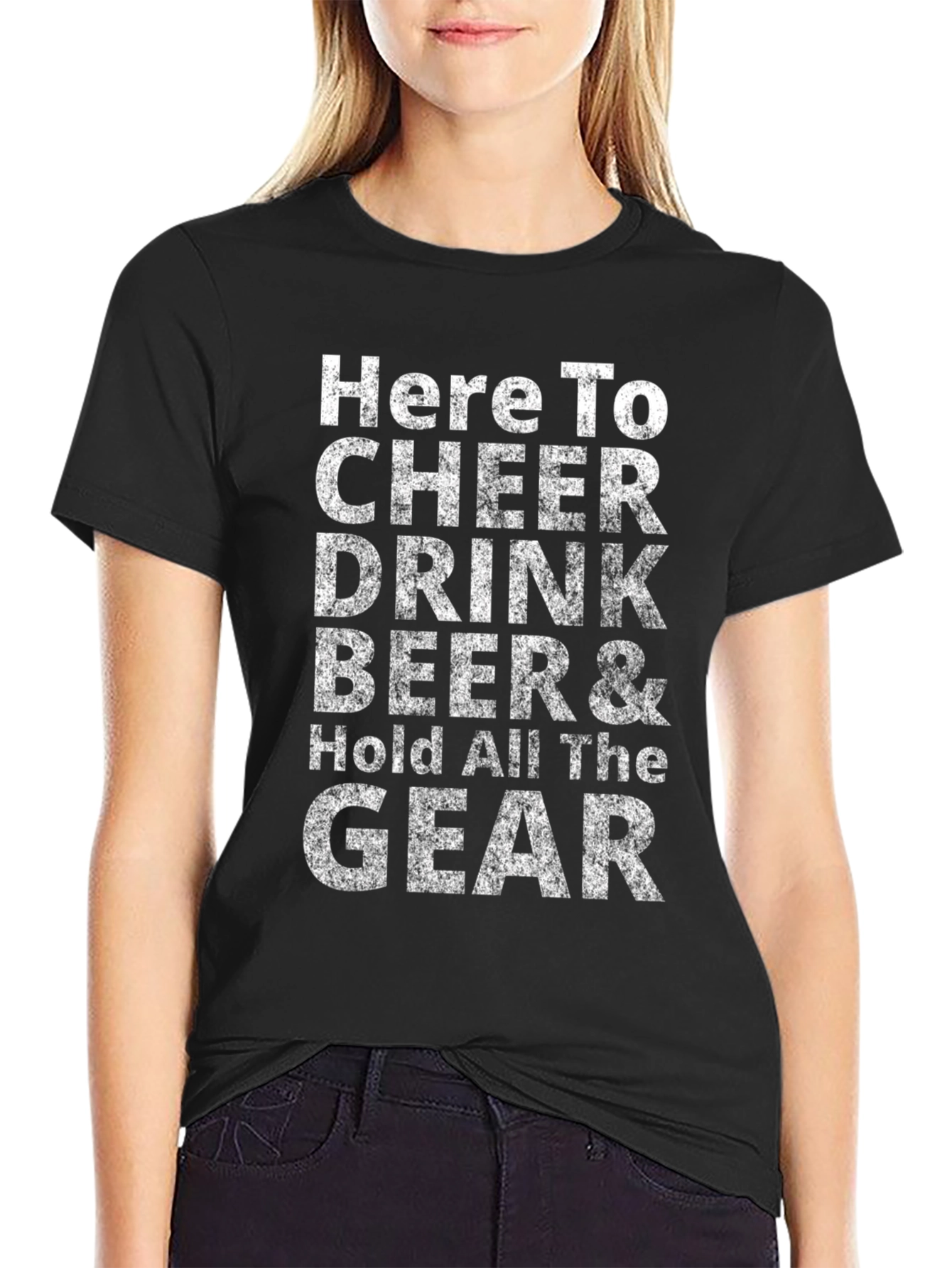 Here to Cheer Drink Beer T-Shirt