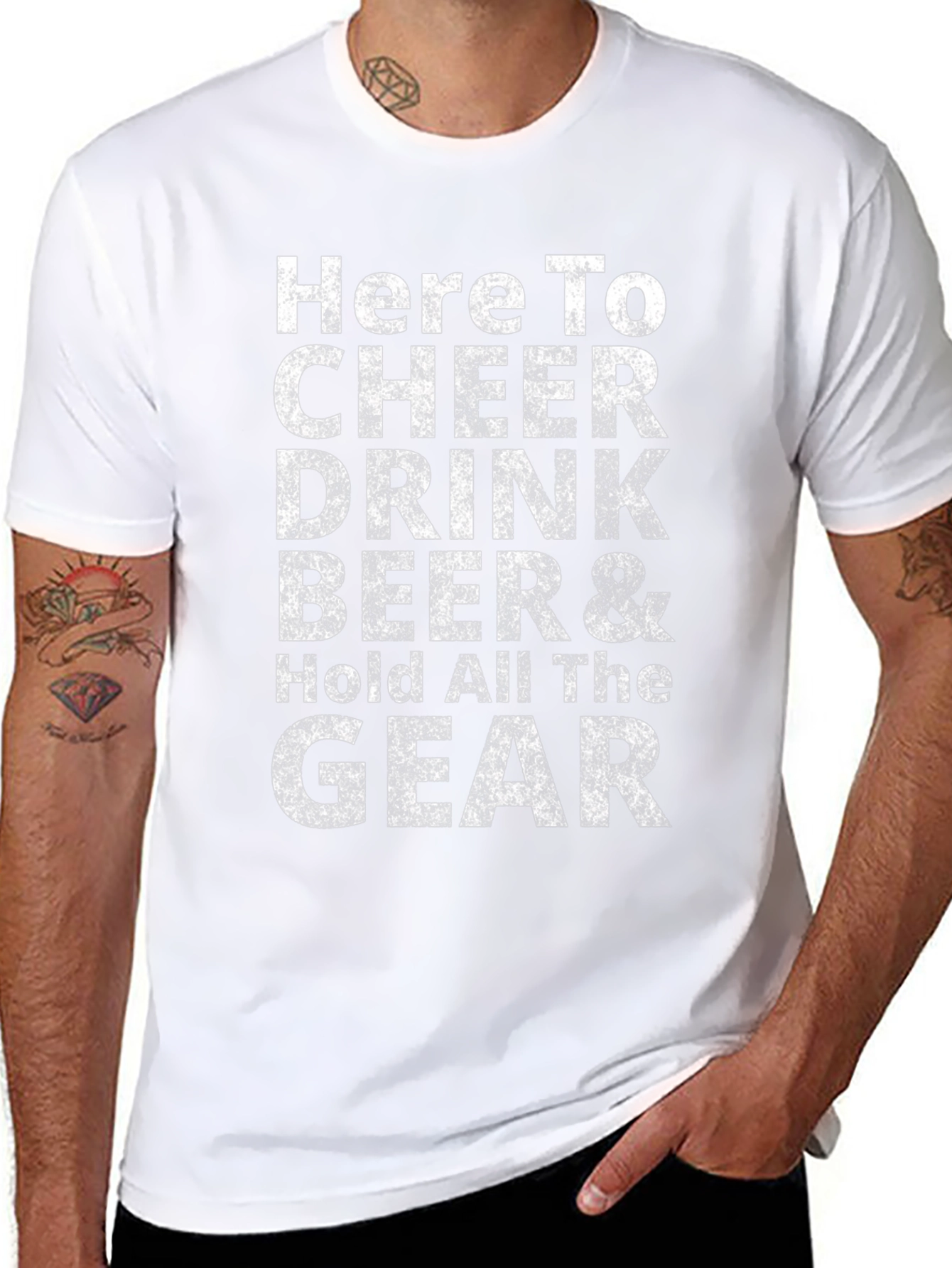 Here to Cheer Drink Beer T-Shirt