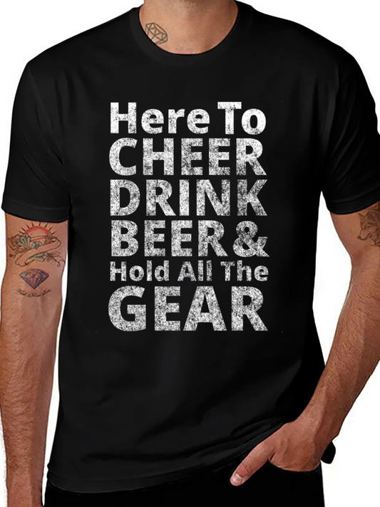 Here to Cheer Drink Beer T-Shirt
