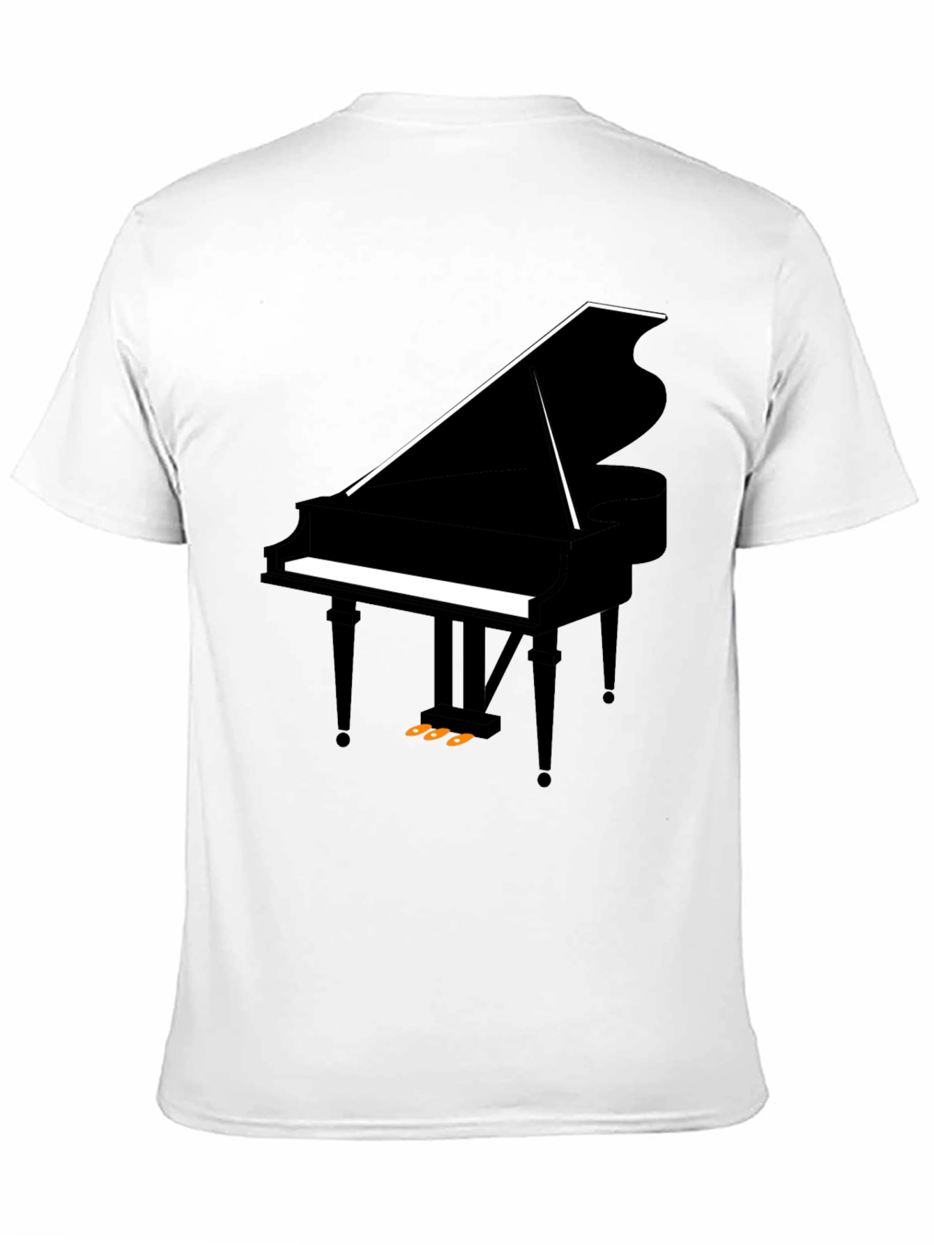 Piano Graphic Tee - Stylish Musician Shirt