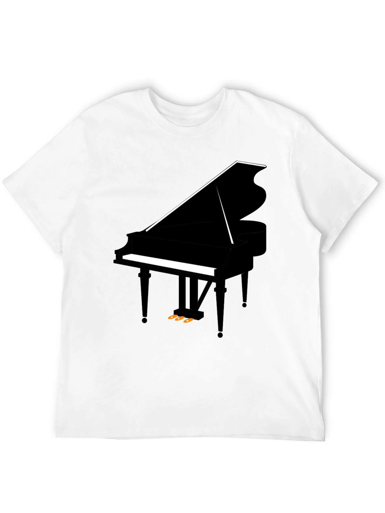 Piano Graphic Tee - Stylish Musician Shirt