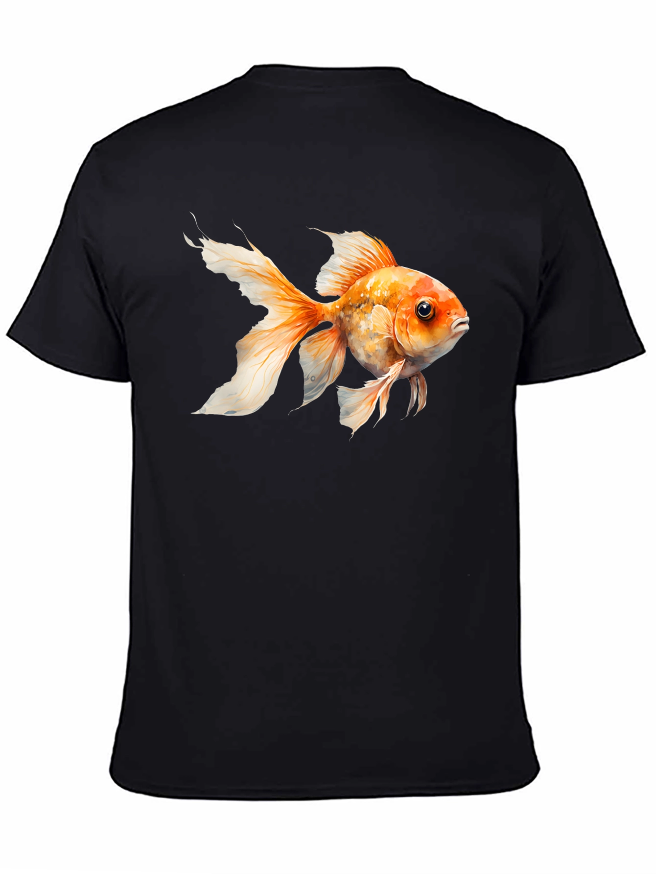 Goldfish Graphic Black Tee