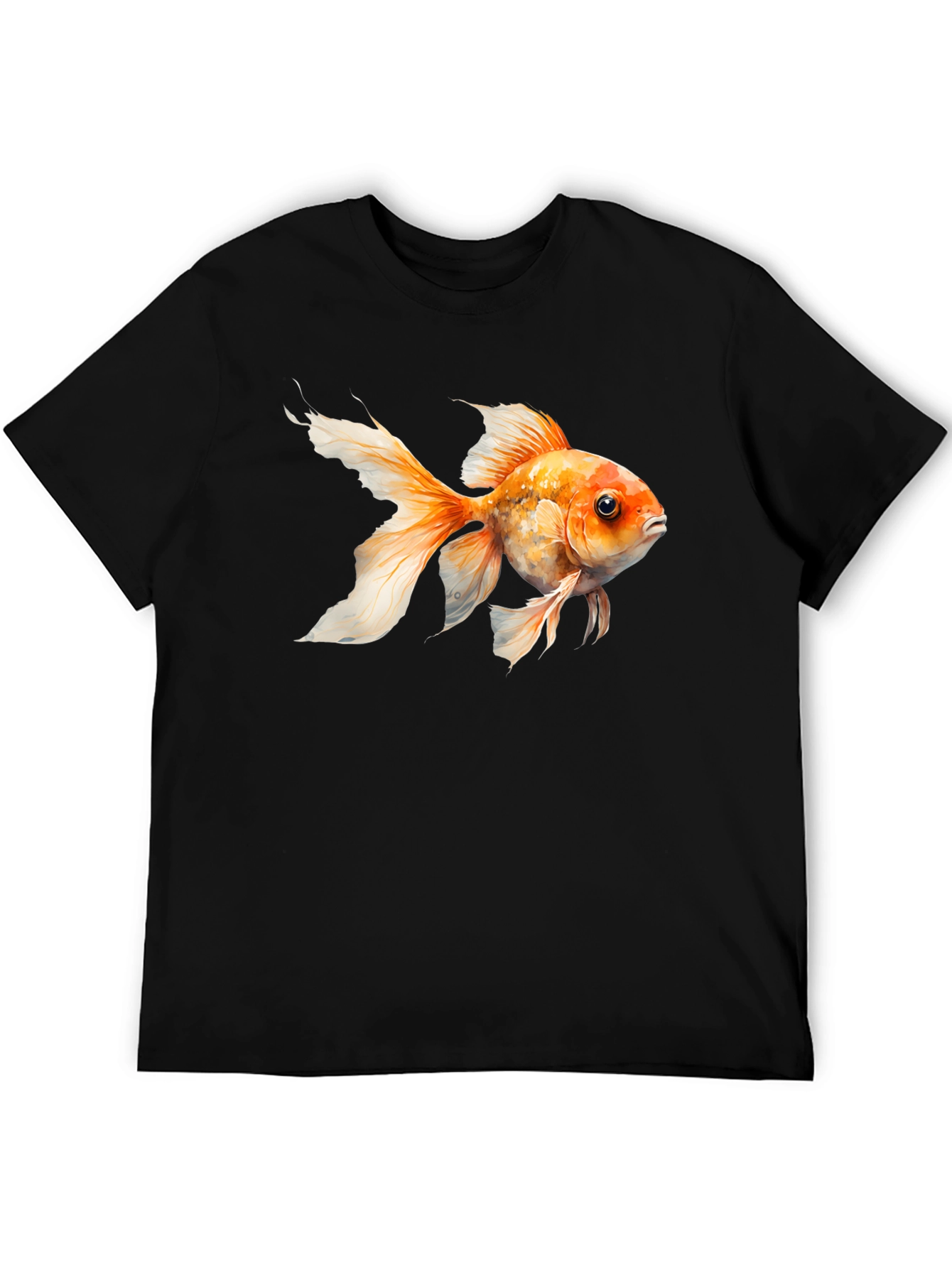 Goldfish Graphic Black Tee