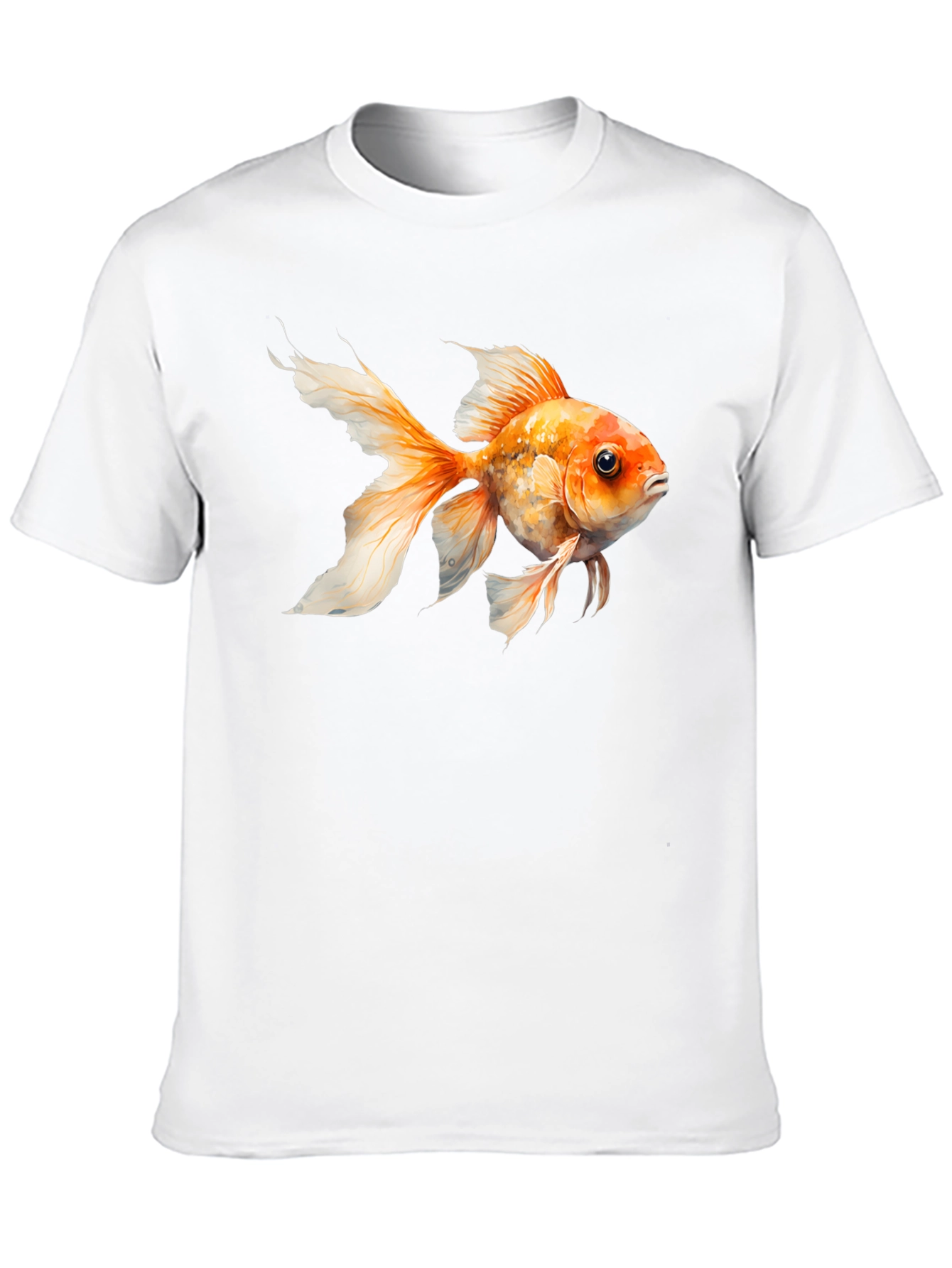 Goldfish Graphic Black Tee