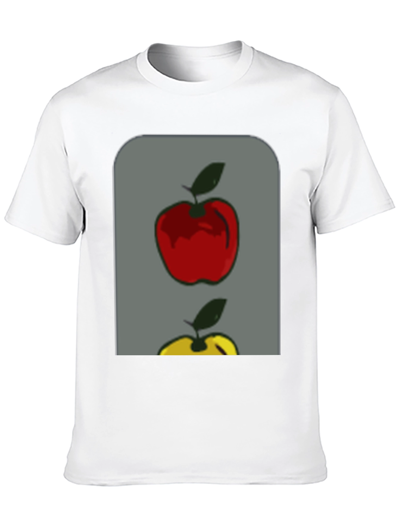 Apple Graphic Tee - Stylish Fruit Design T-Shirt