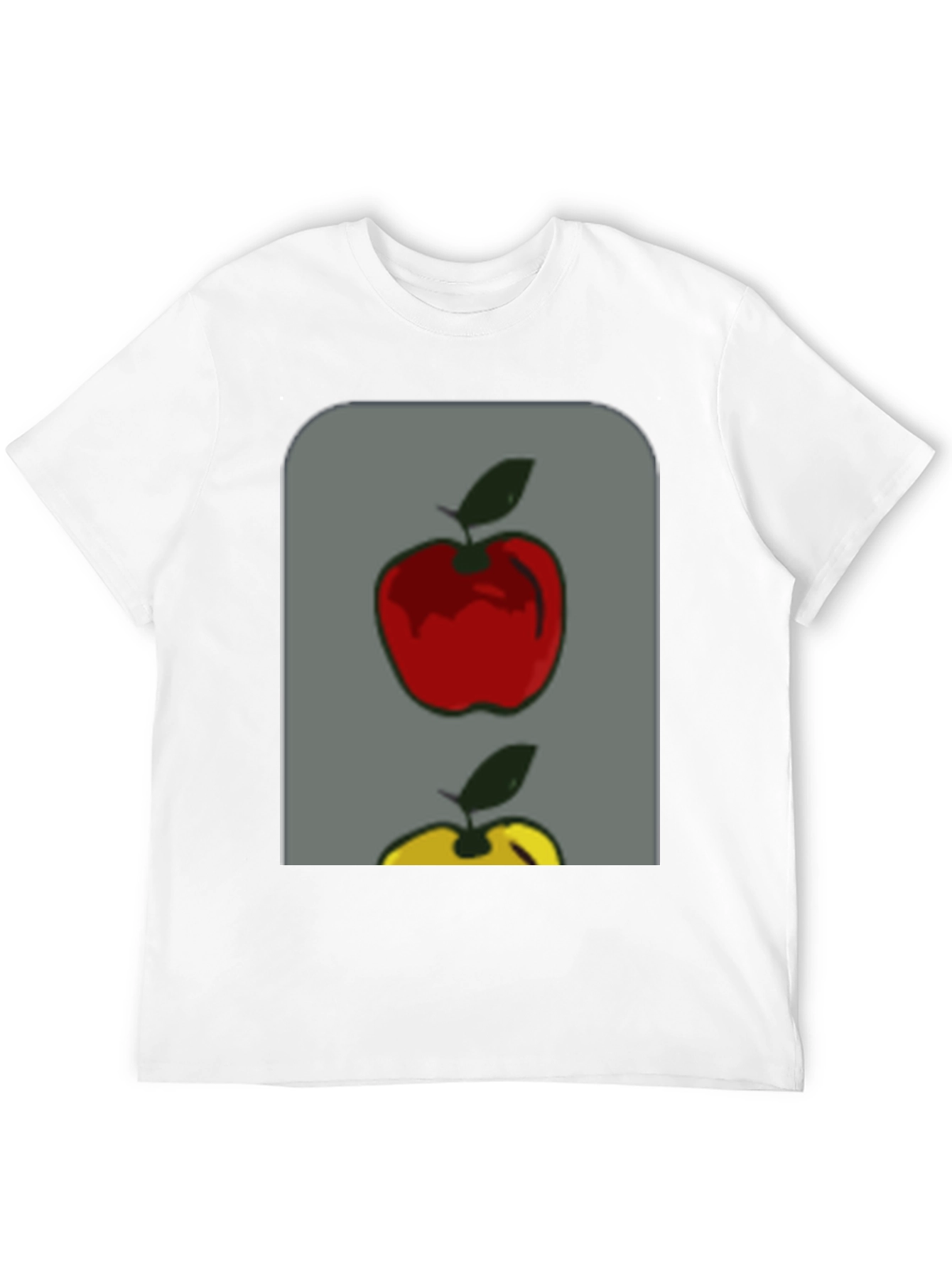 Apple Graphic Tee - Stylish Fruit Design T-Shirt