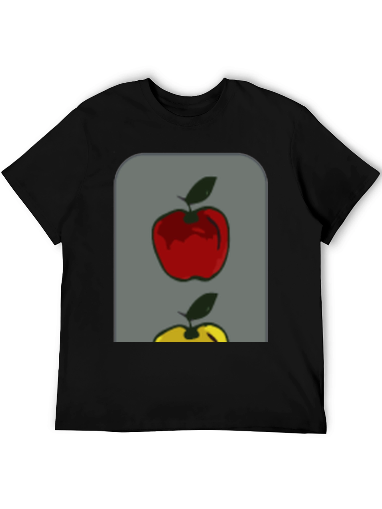Apple Graphic Tee - Stylish Fruit Design T-Shirt