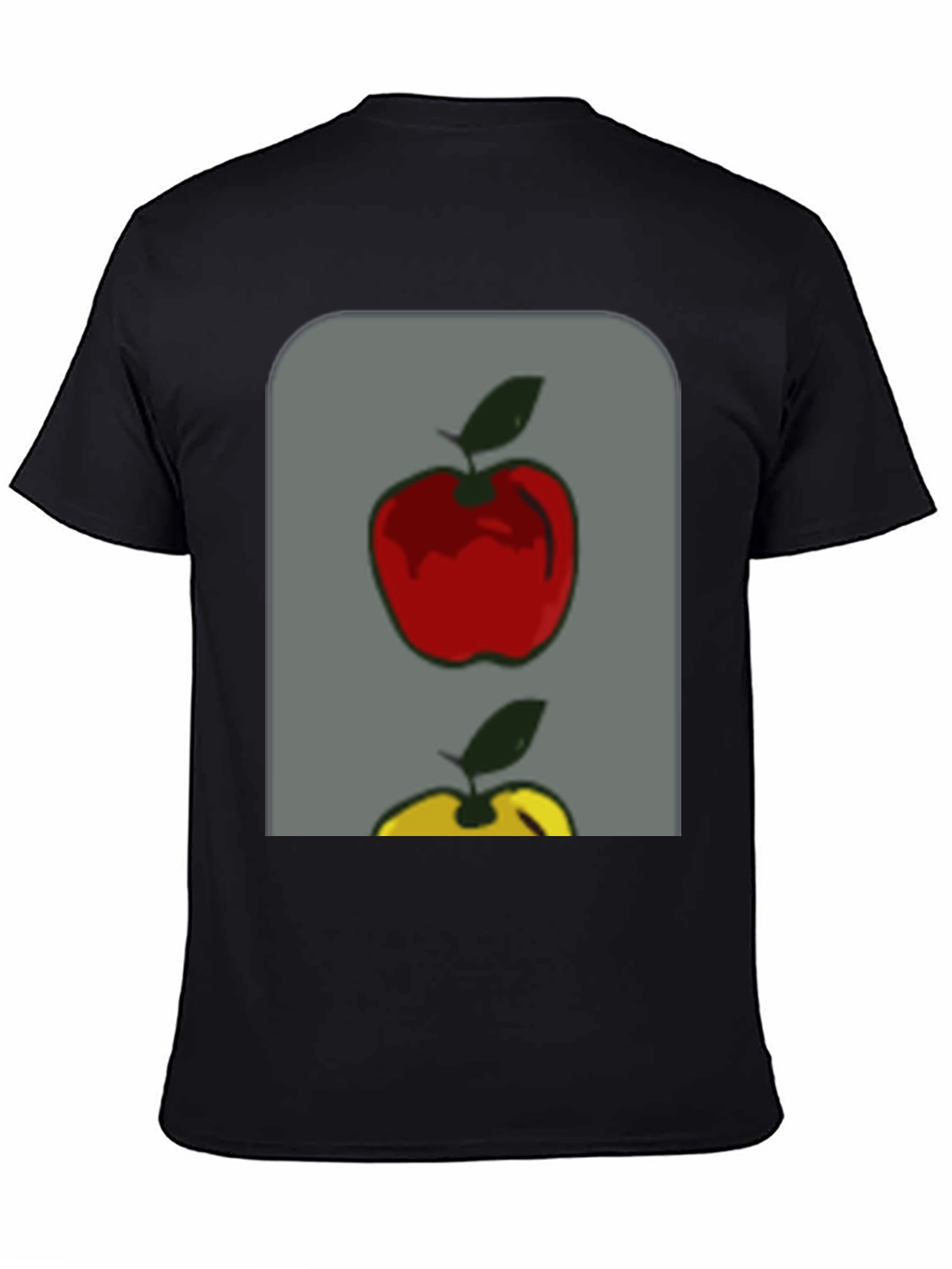 Apple Graphic Tee - Stylish Fruit Design T-Shirt