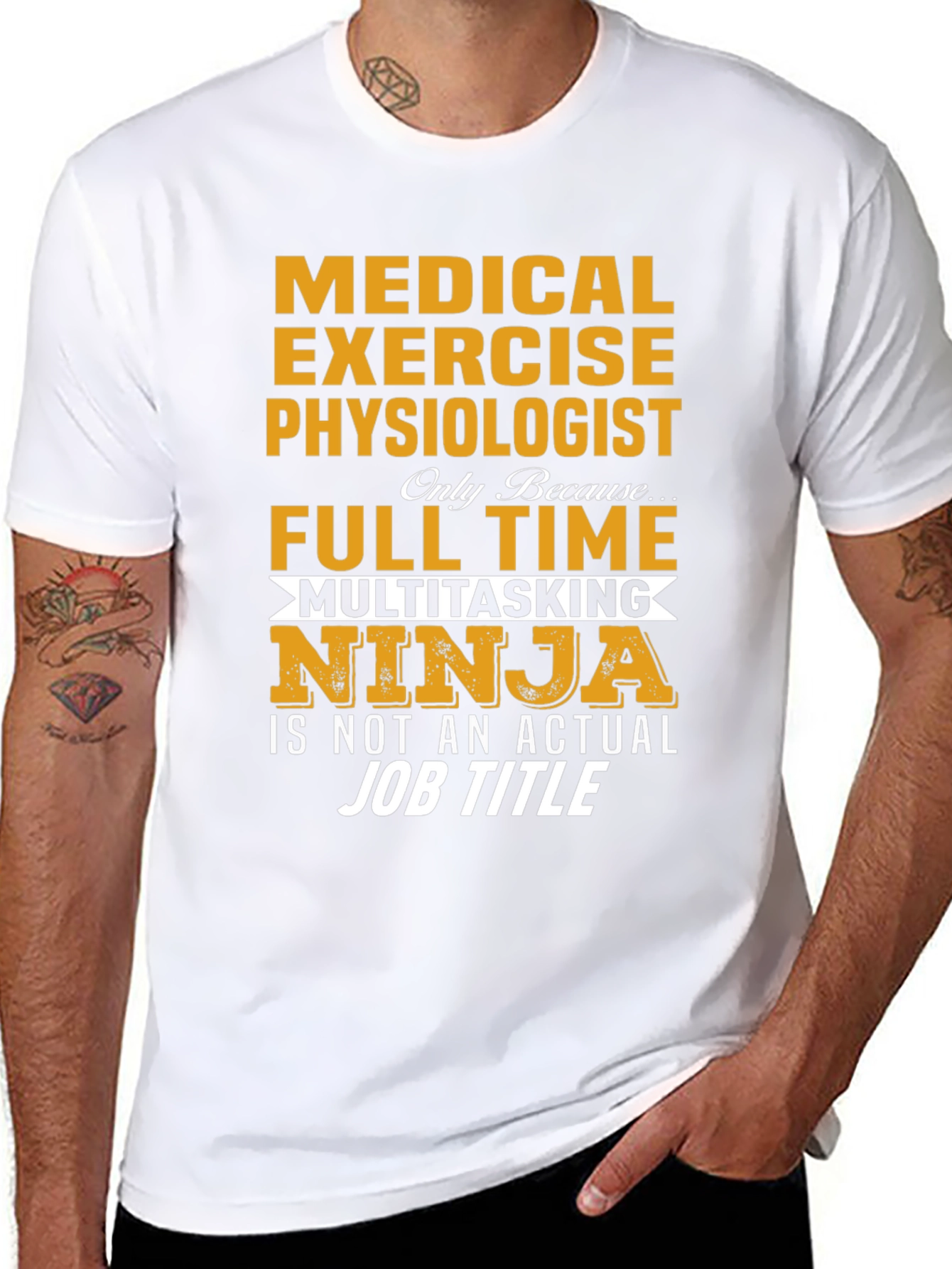 Medical Exercise Physiologist T-Shirt Ninja Job Title