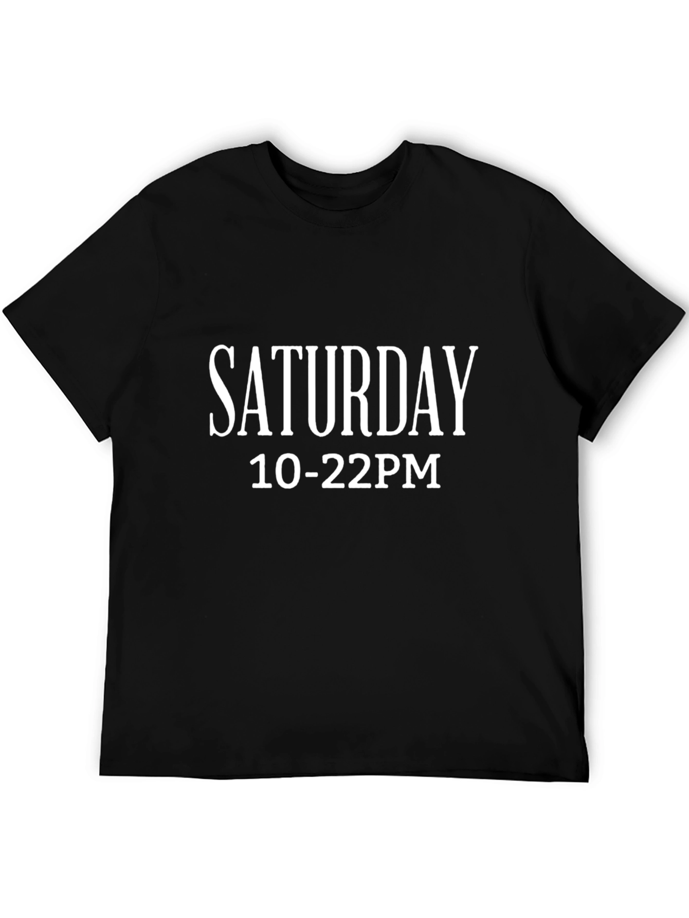 Saturday 10-22PM Graphic T-Shirt