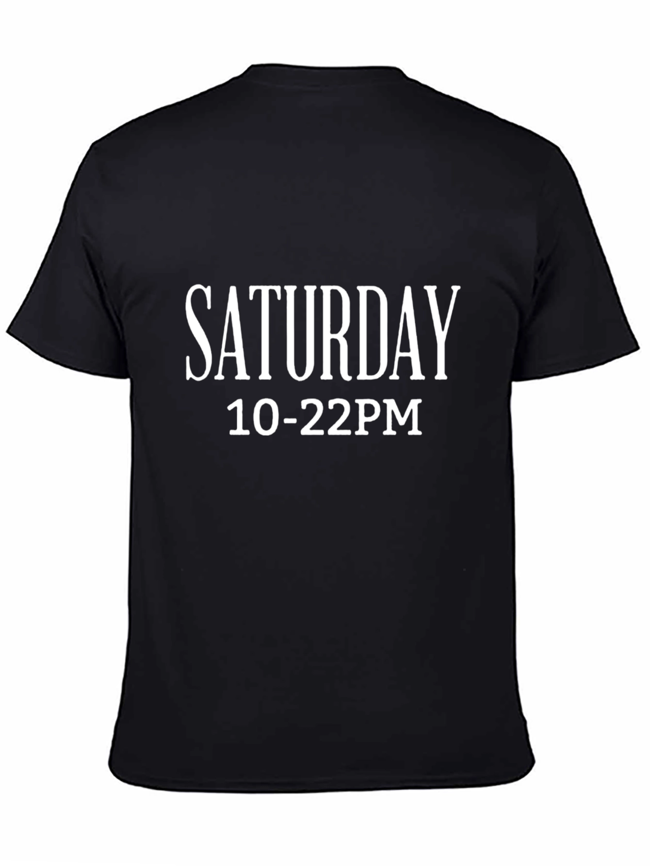 Saturday 10-22PM Graphic T-Shirt