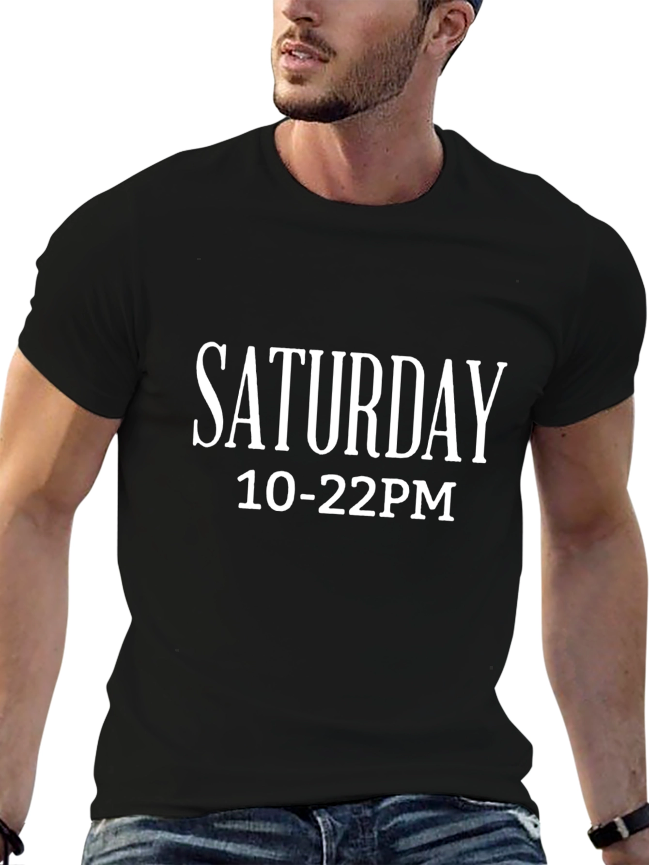 Saturday 10-22PM Graphic T-Shirt