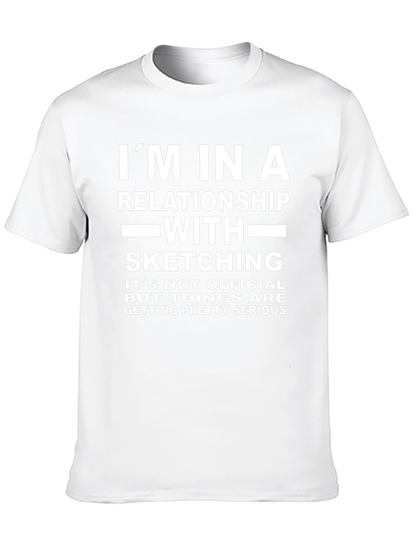 Sketching Relationship T-Shirt - Funny Graphic Tee