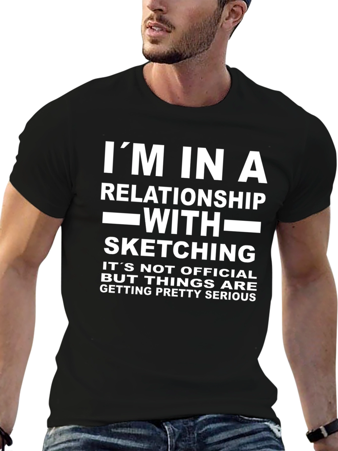 Sketching Relationship T-Shirt - Funny Graphic Tee