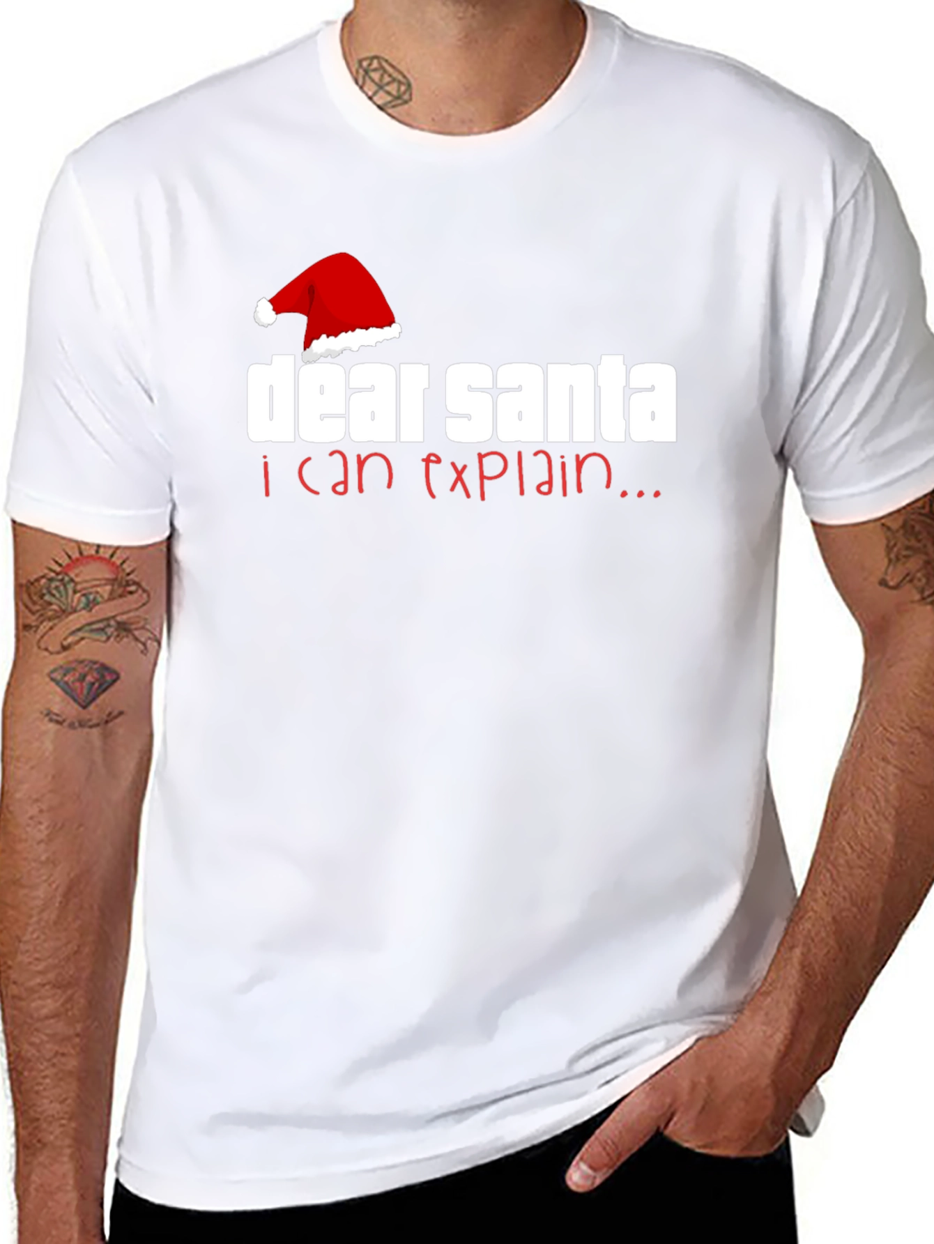 Dear Santa I Can Explain Christmas T-Shirt
