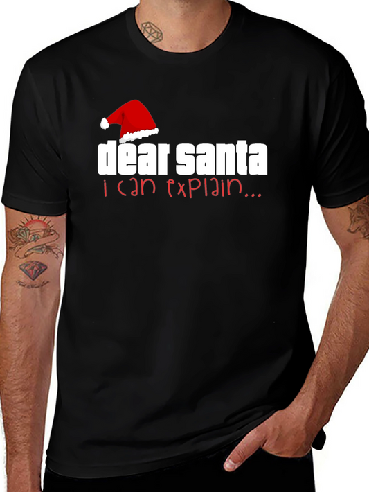 Dear Santa I Can Explain Christmas T-Shirt