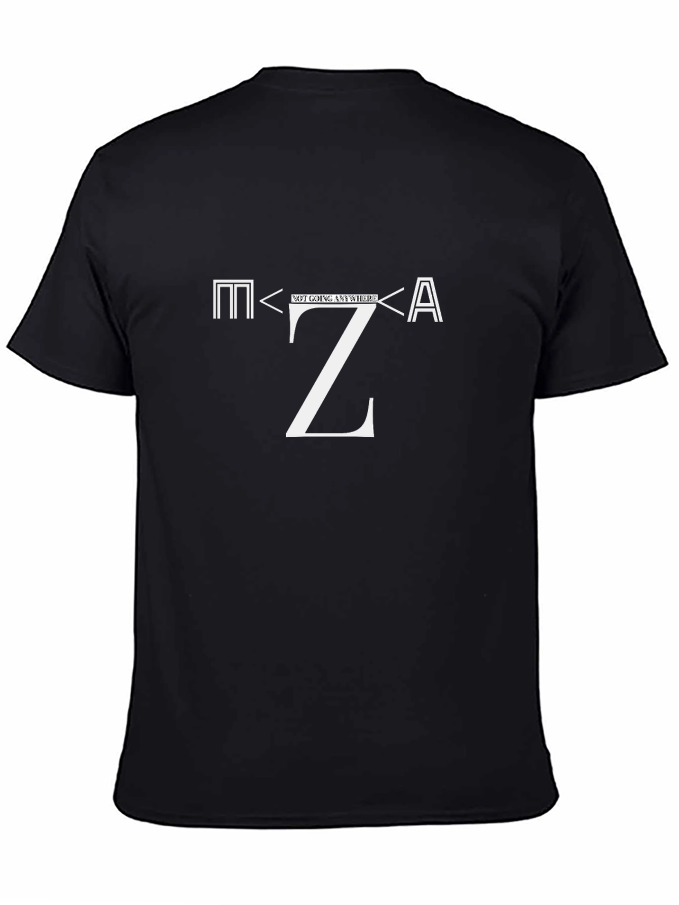 MZA Not Going Anywhere Graphic Tee - Black
