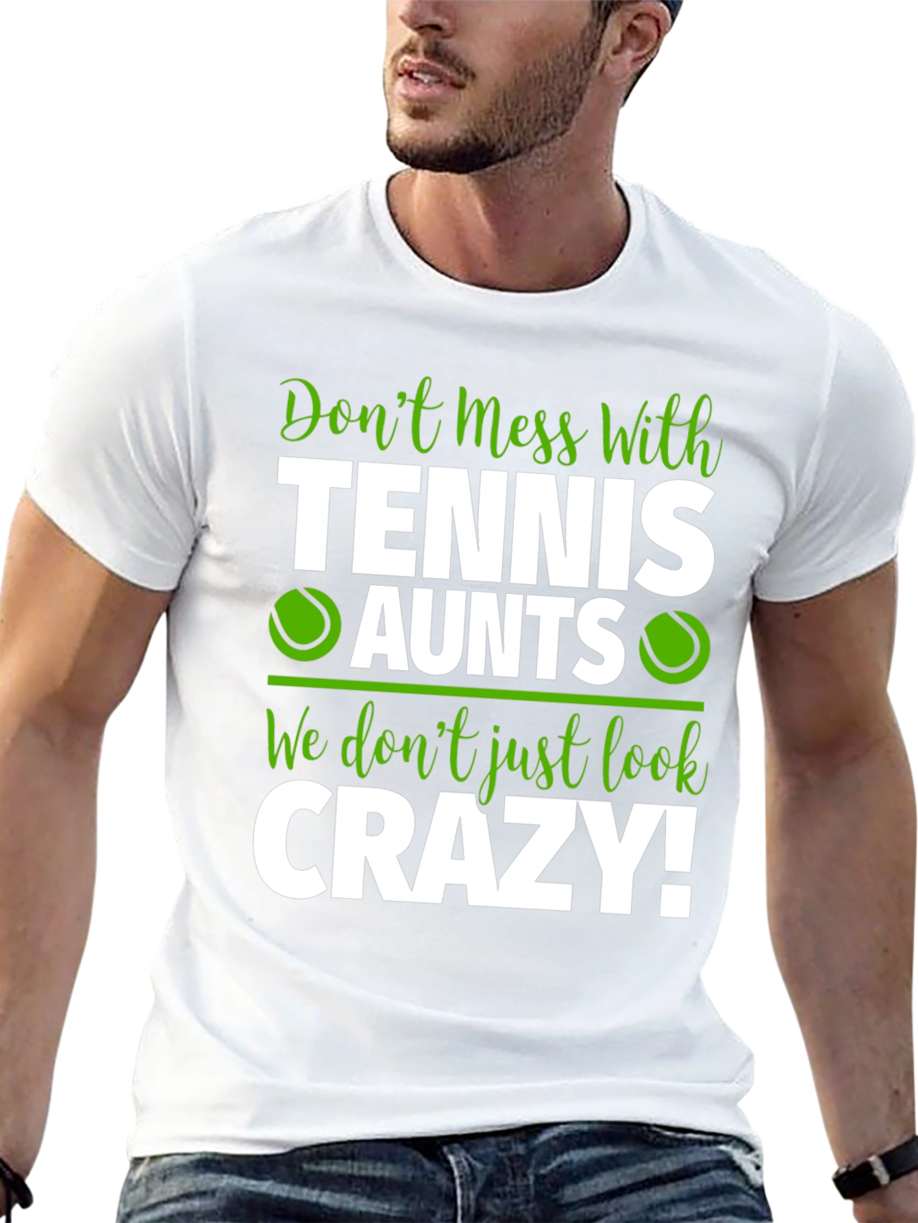 Tennis Aunts Graphic Tee - Dont Mess With Us!