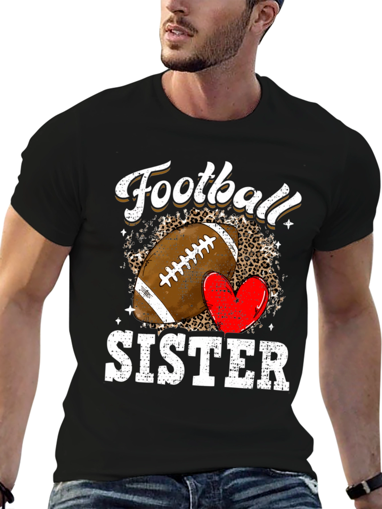 Football Sister Graphic Tee