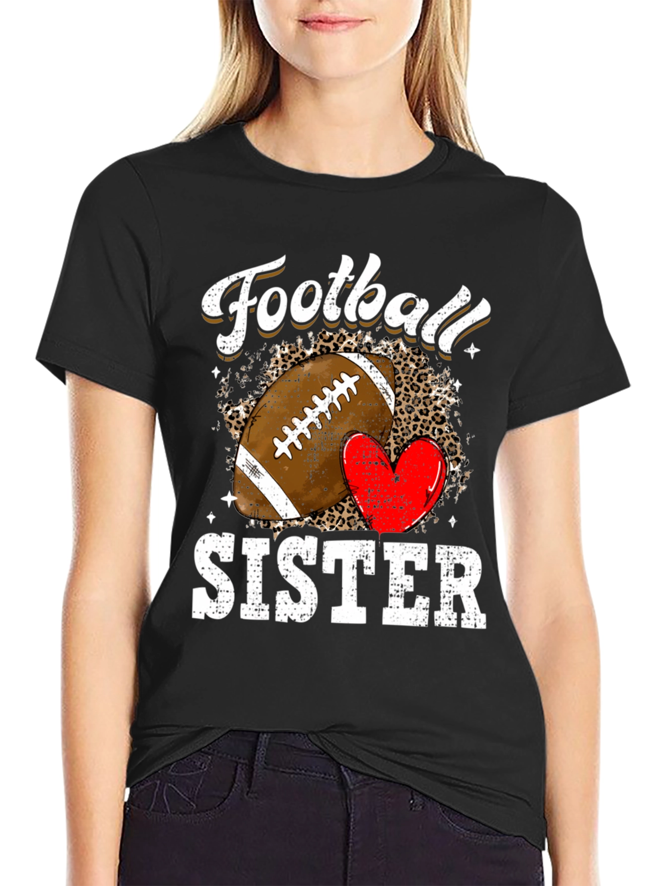 Football Sister Graphic Tee