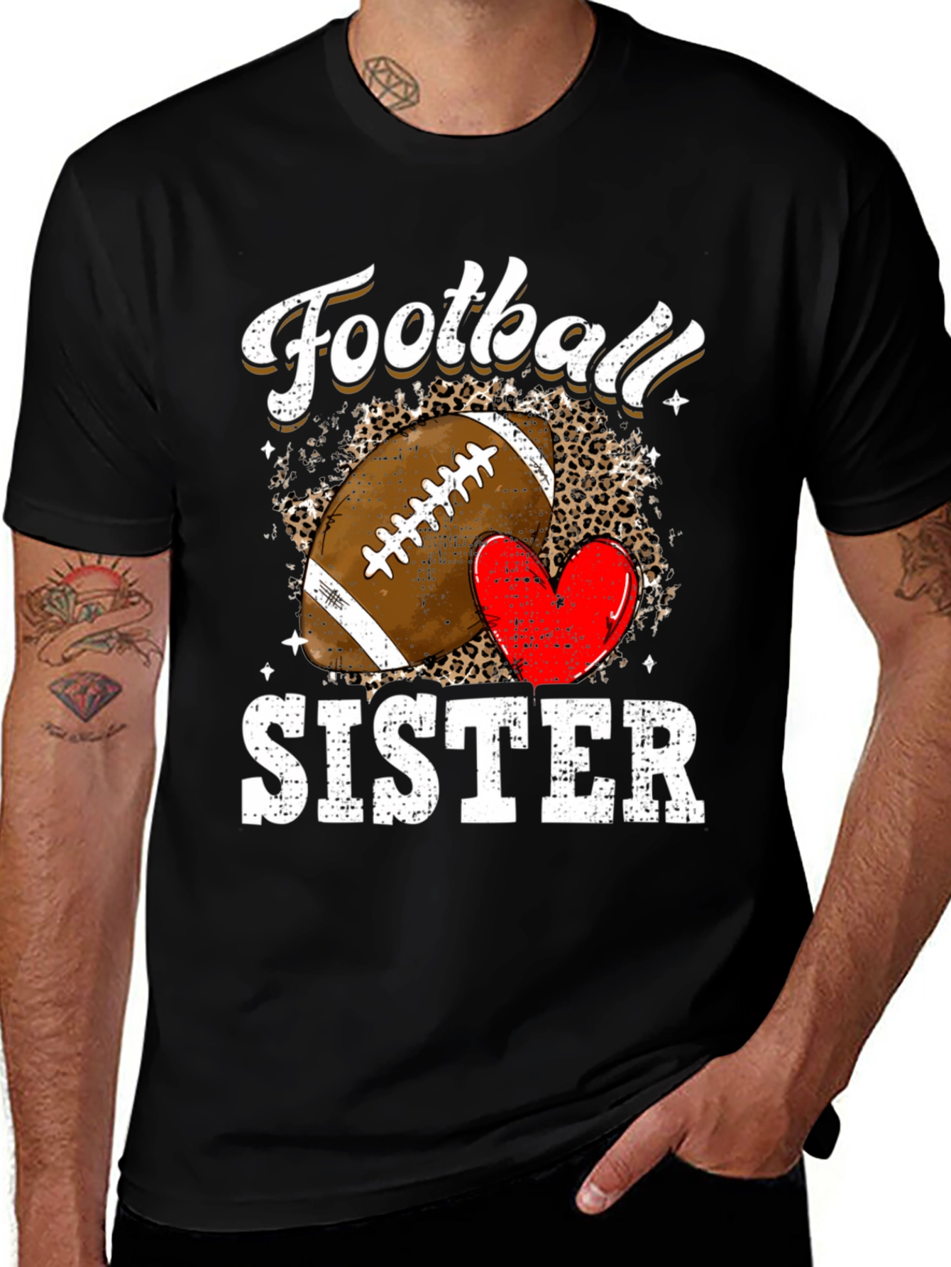 Football Sister Graphic Tee