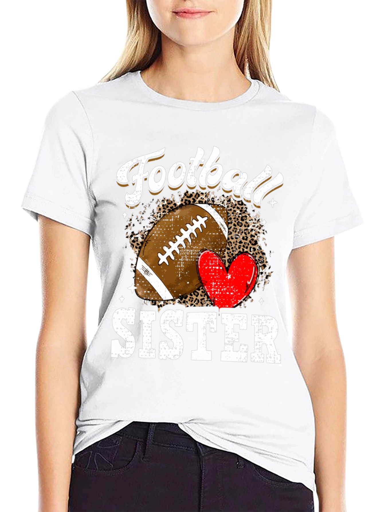Football Sister Graphic Tee