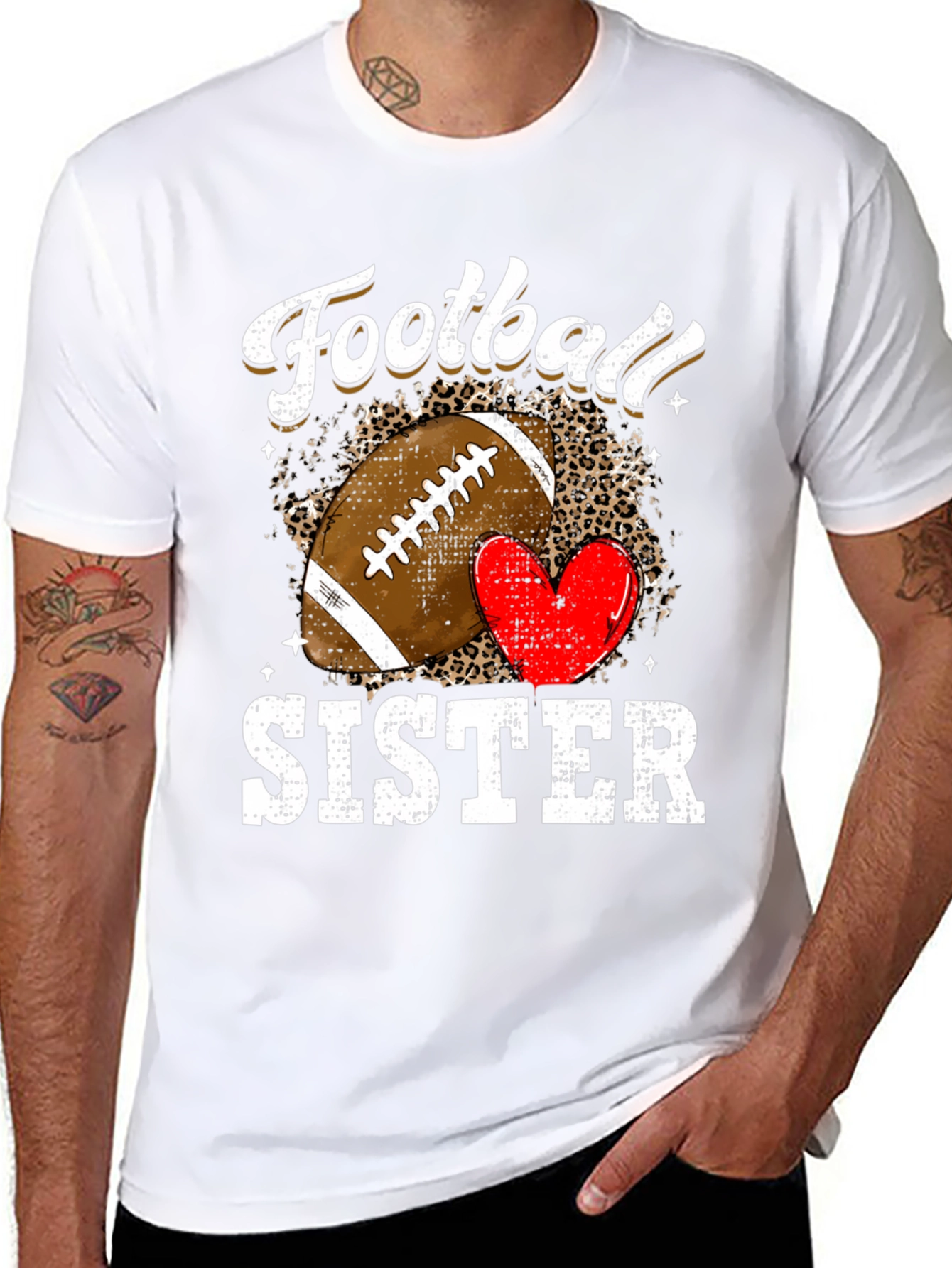 Football Sister Graphic Tee