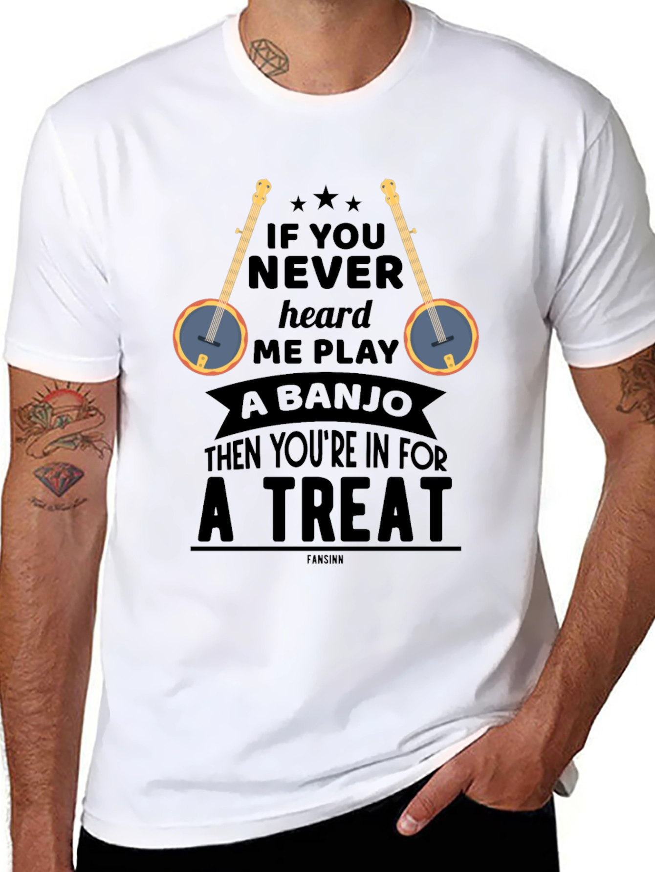 Banjo Player T-Shirt - Treat Yourself!