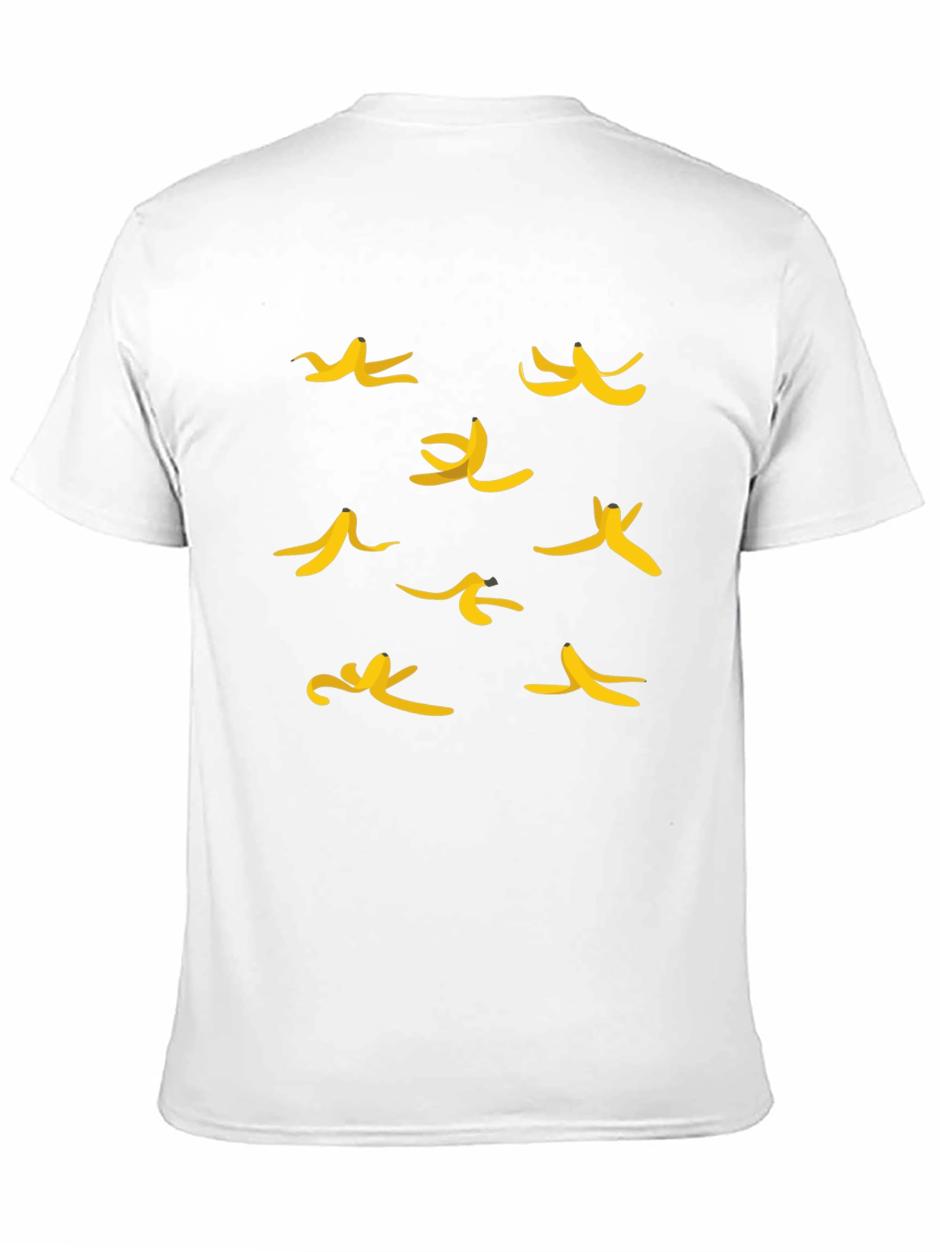 Banana Peel Graphic Tee - Casual Black T-Shirt