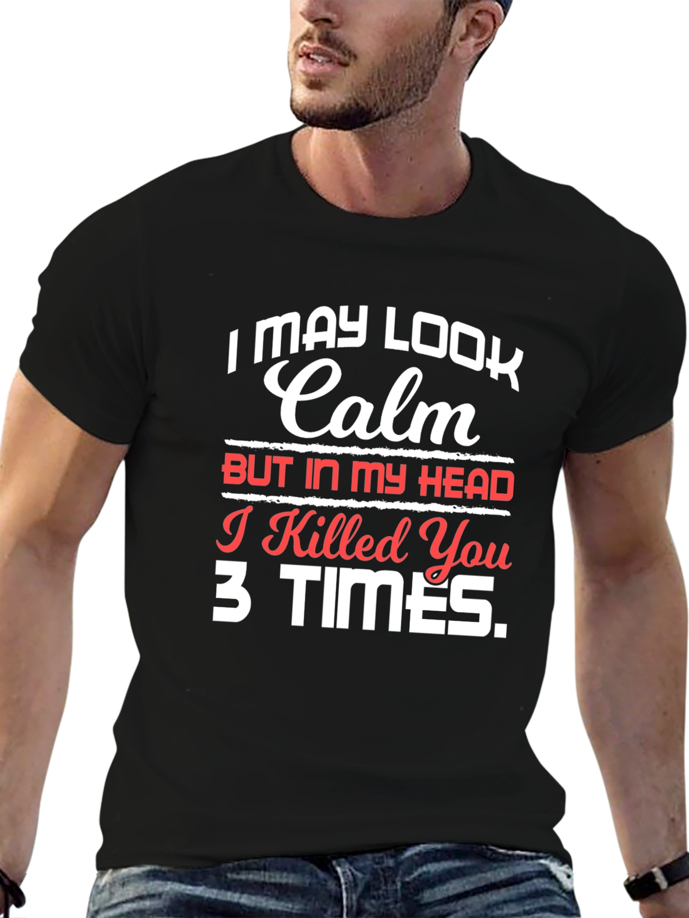Calm Head T-Shirt - Funny Novelty Tee