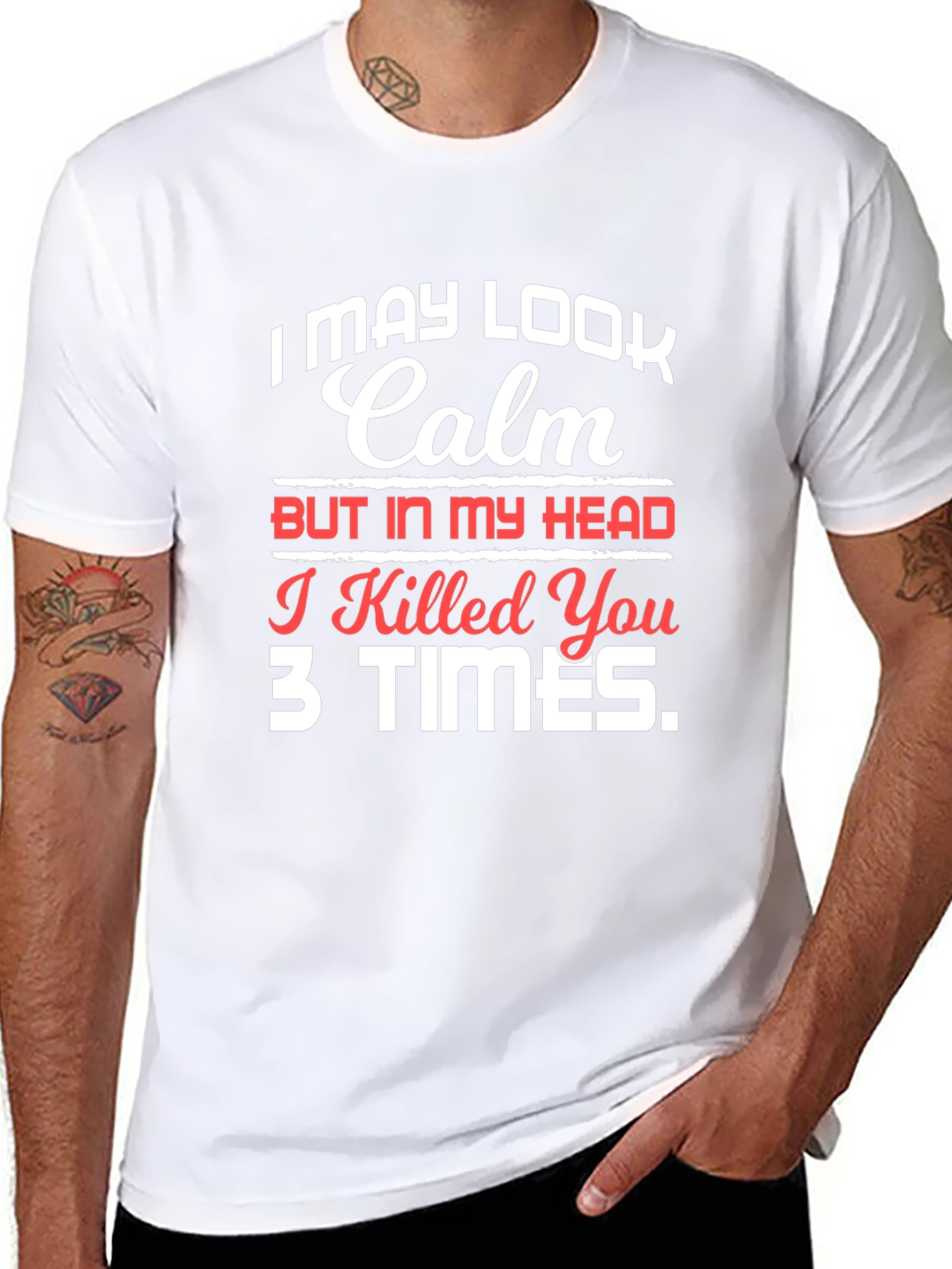Calm Head T-Shirt - Funny Novelty Tee