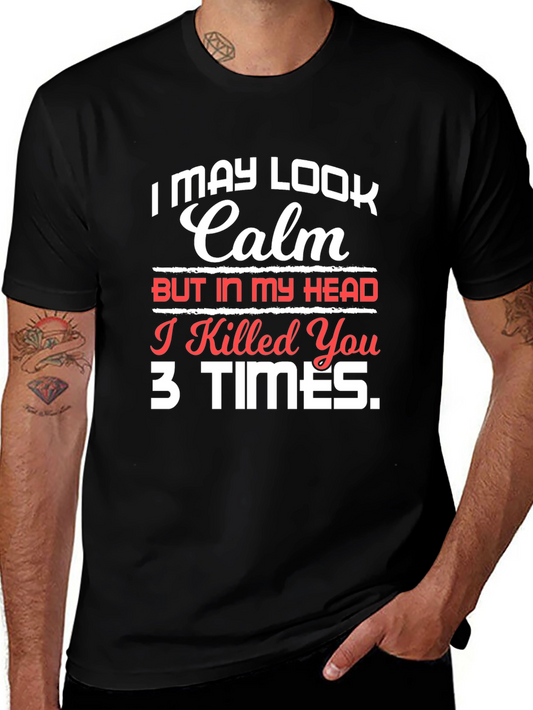 Calm Head T-Shirt - Funny Novelty Tee