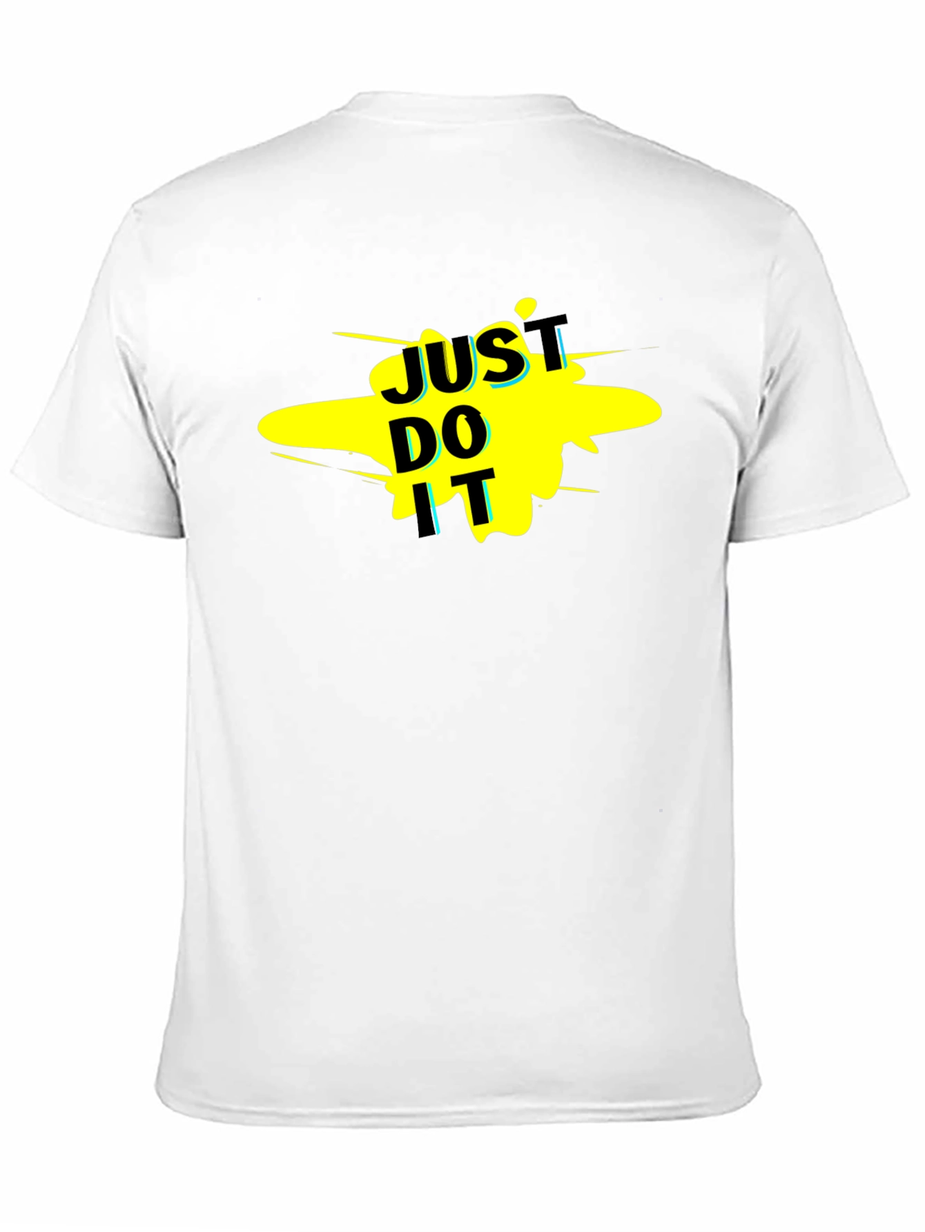 Just Do It Graphic Tee - Black Casual T-Shirt