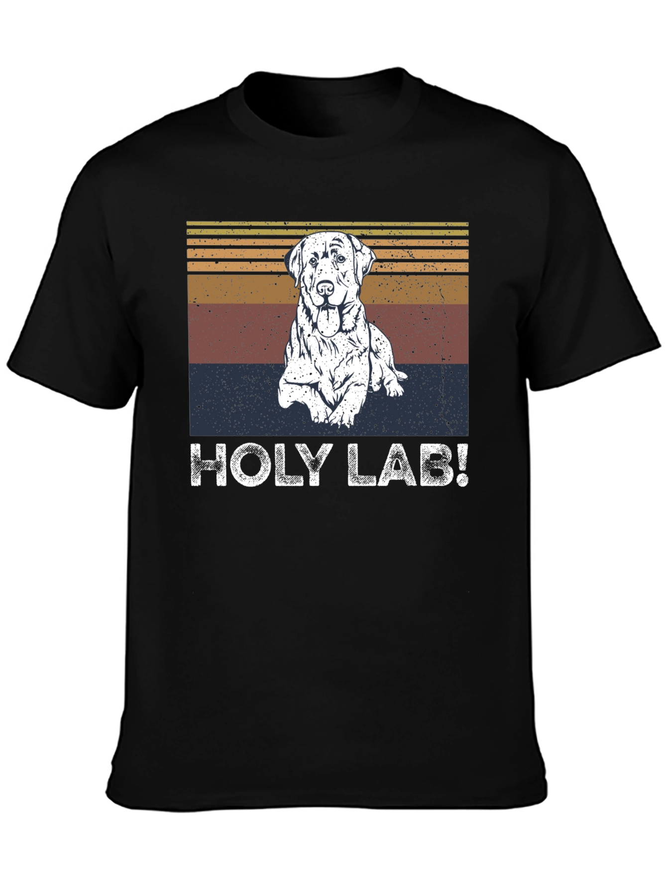 Holy Lab! Dog Graphic Print T-Shirt