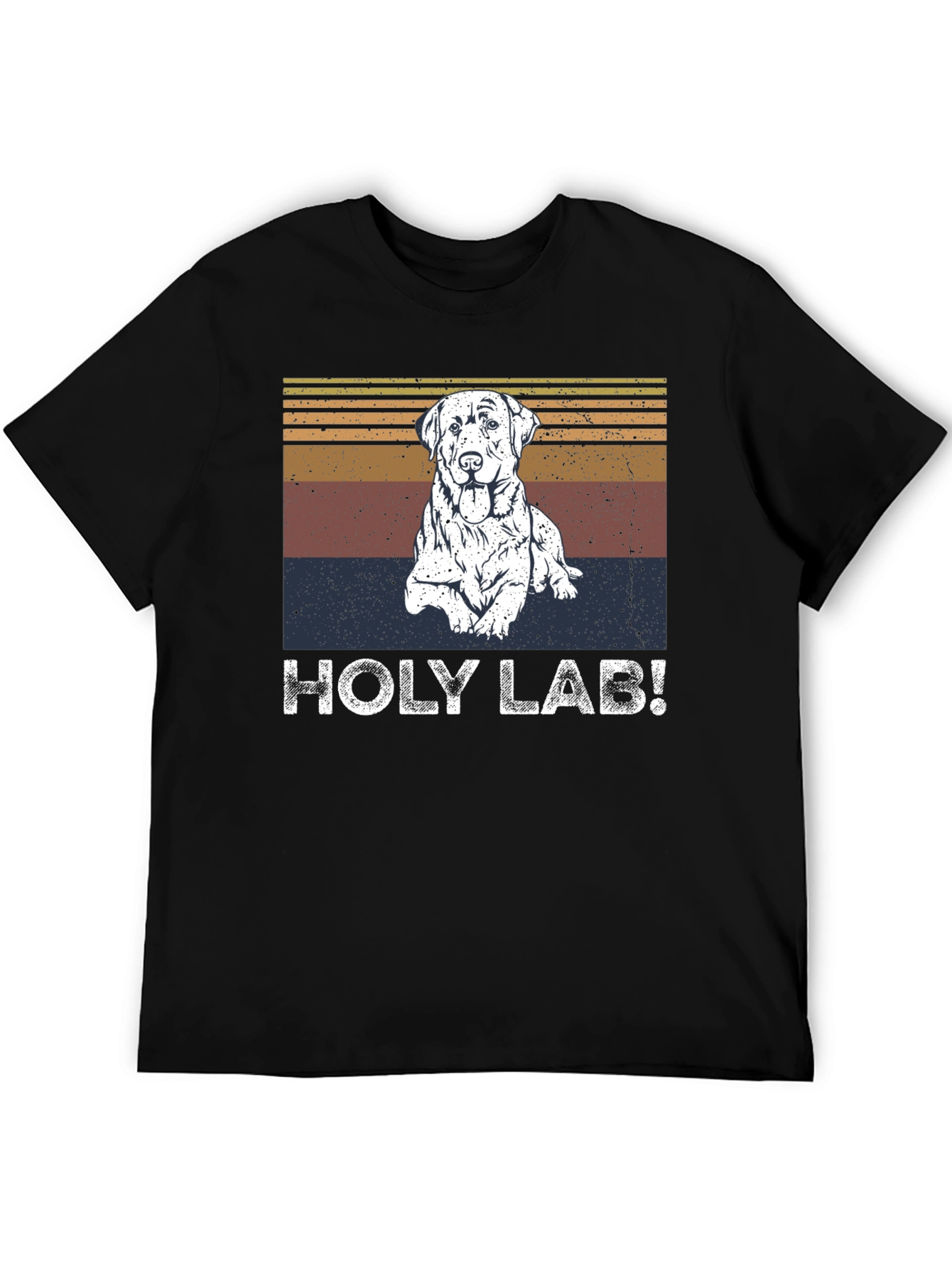 Holy Lab! Dog Graphic Print T-Shirt