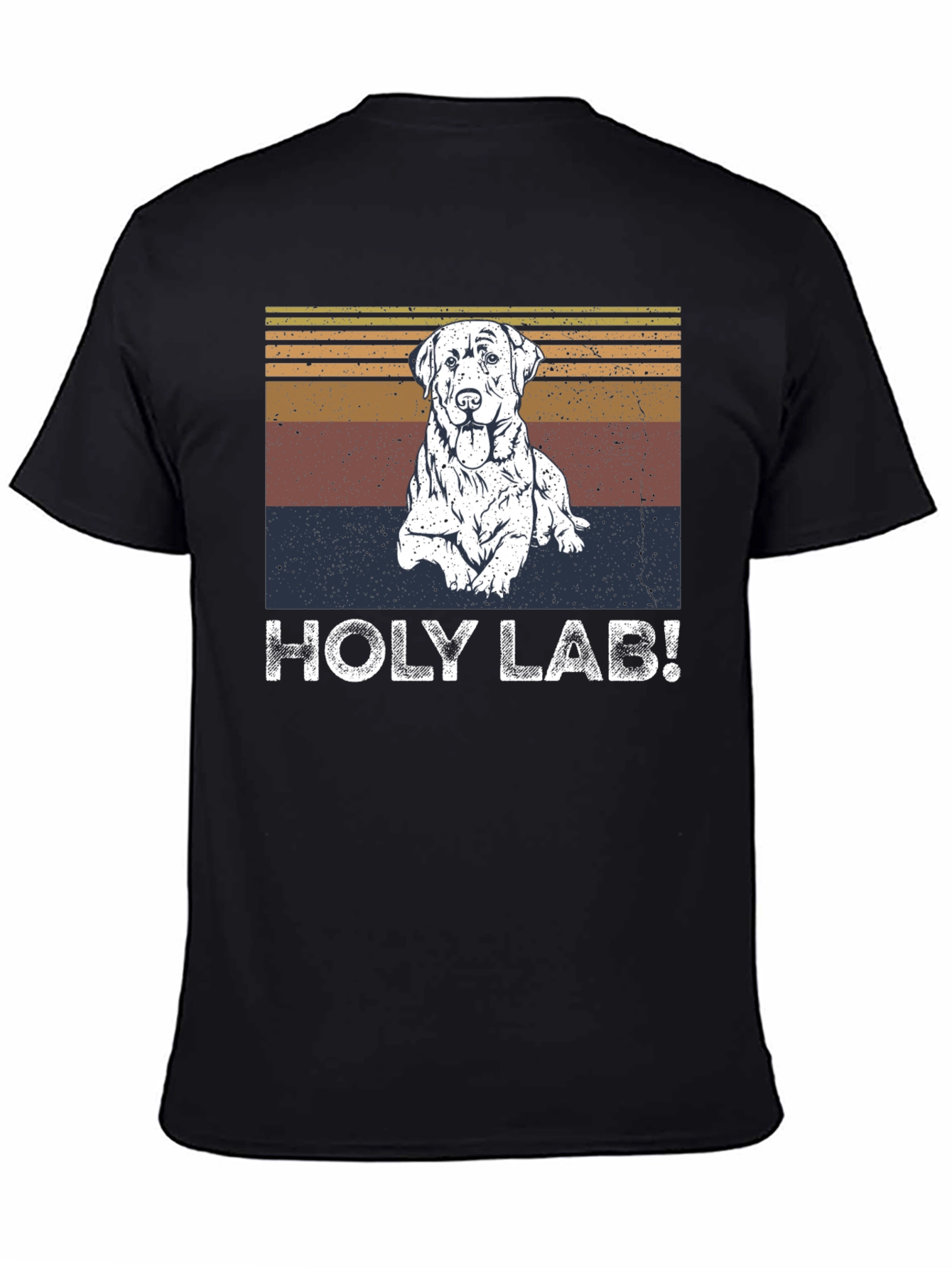 Holy Lab! Dog Graphic Print T-Shirt