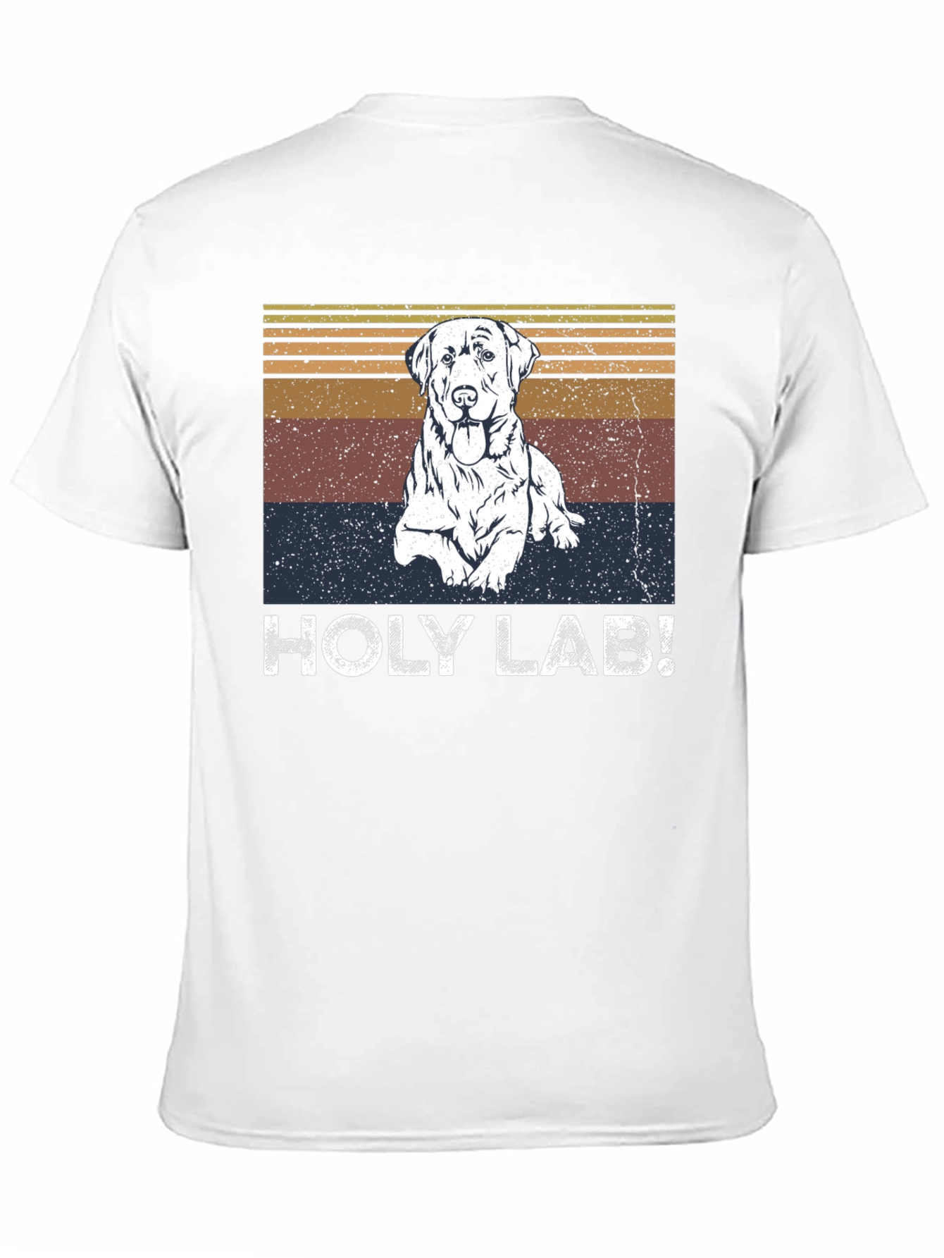 Holy Lab! Dog Graphic Print T-Shirt