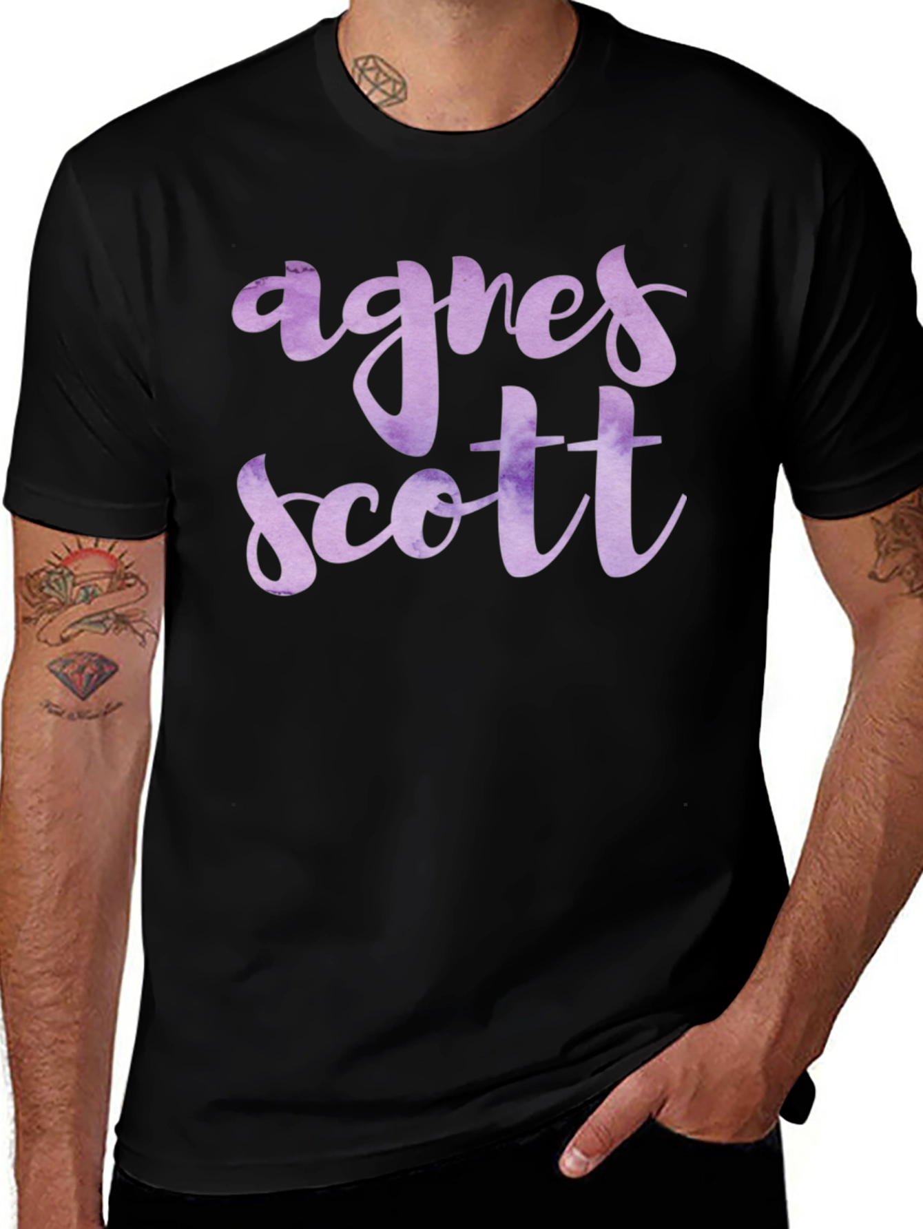 Agnes Scott Black T-Shirt