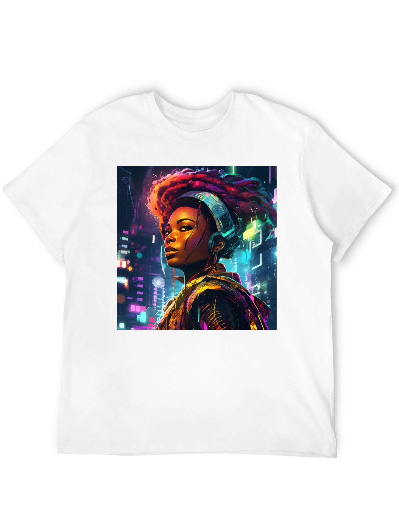 Cyberpunk Afro Beats T-Shirt
