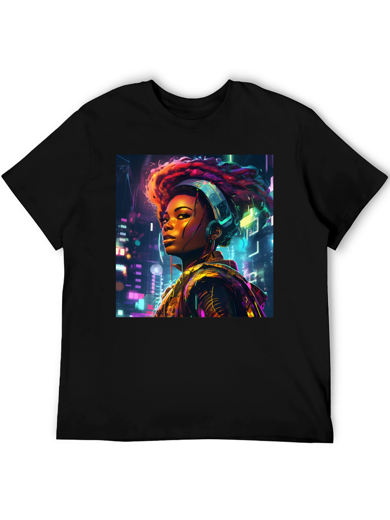 Cyberpunk Afro Beats T-Shirt