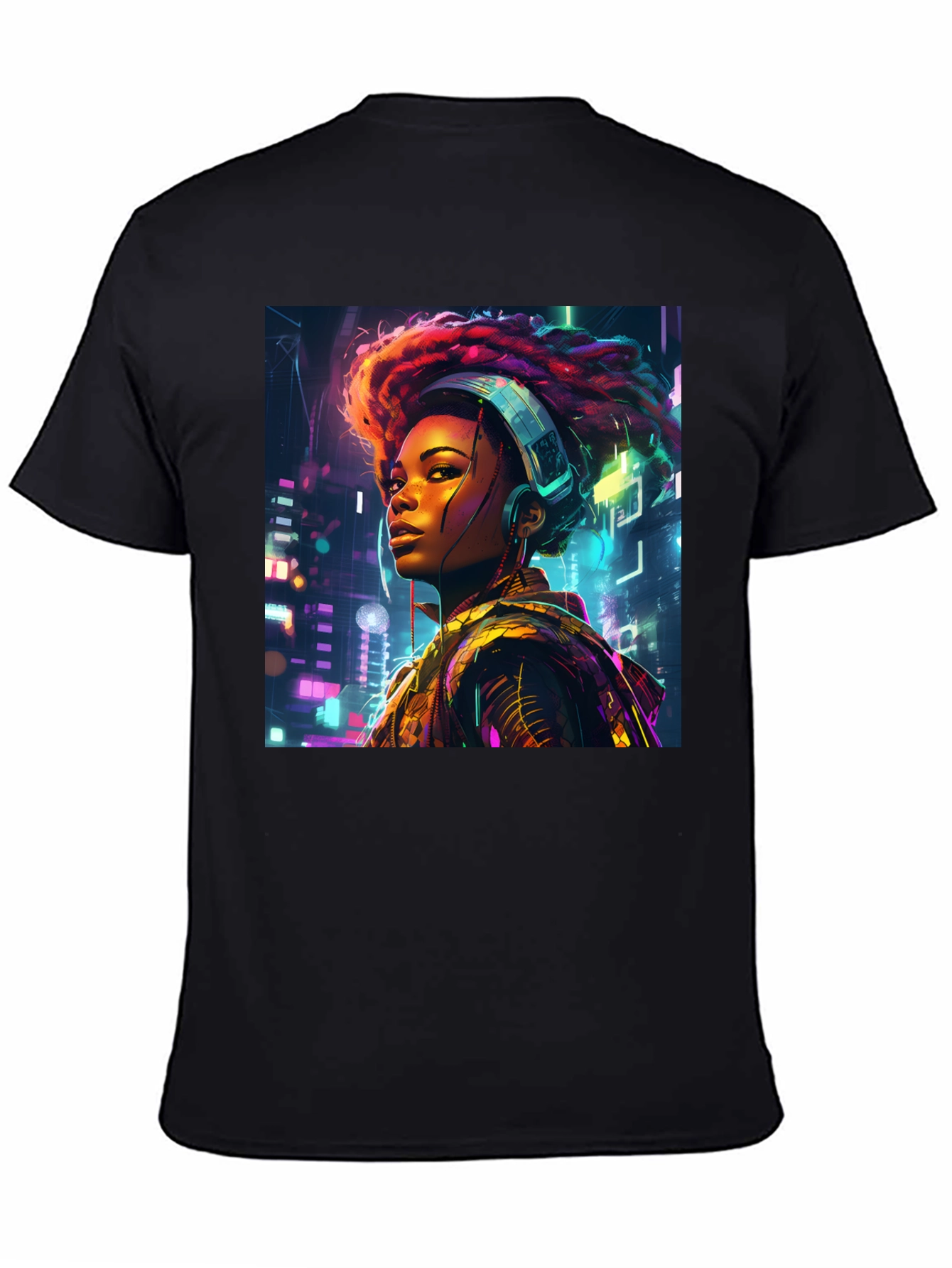 Cyberpunk Afro Beats T-Shirt