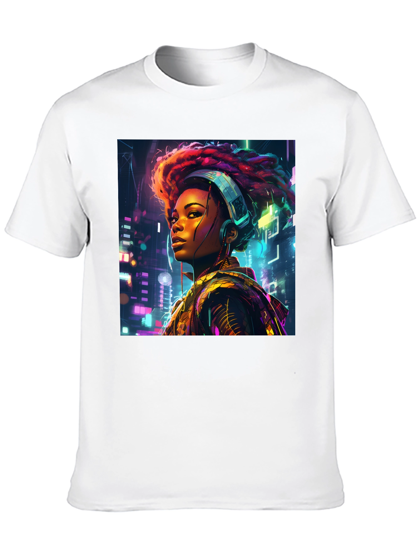 Cyberpunk Afro Beats T-Shirt