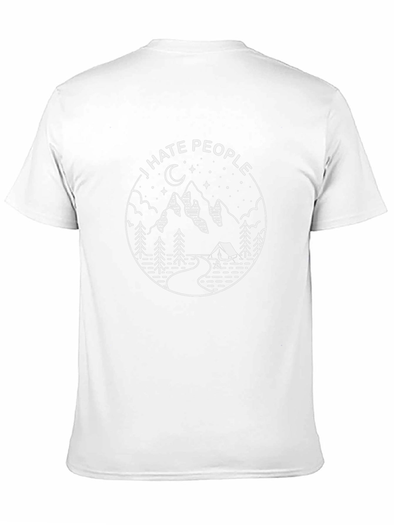 I Hate People Camping Graphic Tee