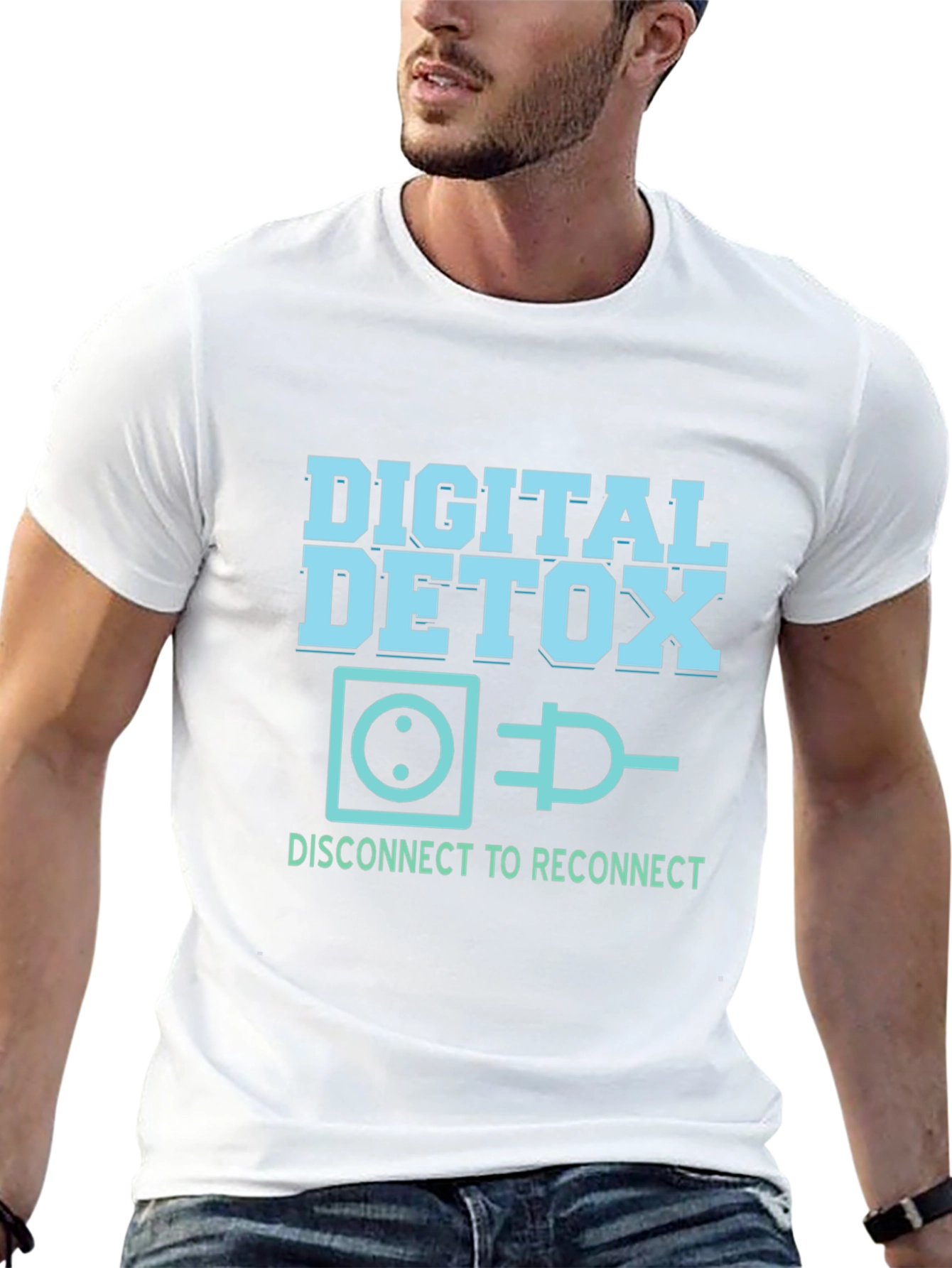 Digital Detox T-Shirt - Disconnect to Reconnect