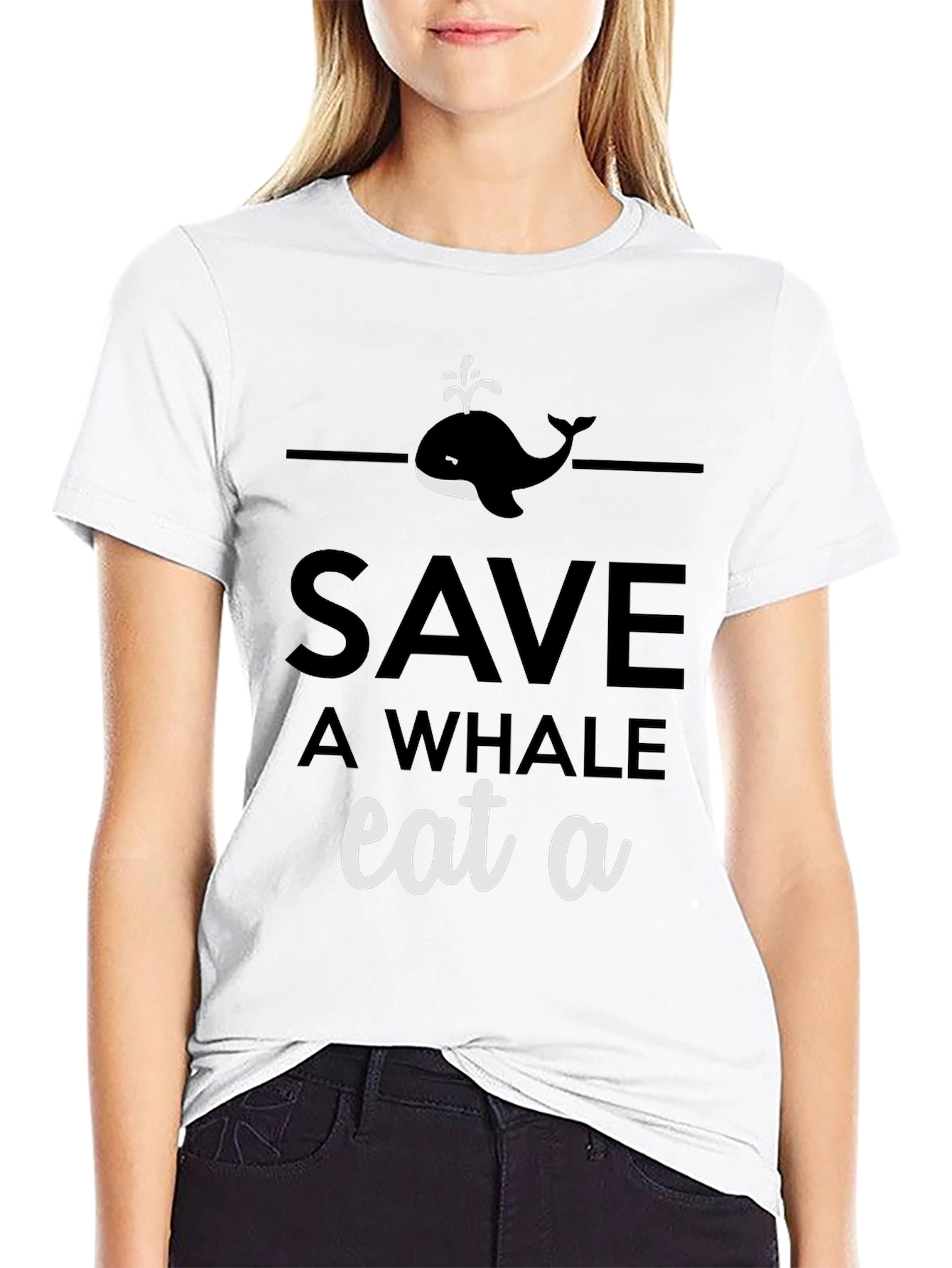 Save a Whale Eat a [BLANK] Graphic Tee